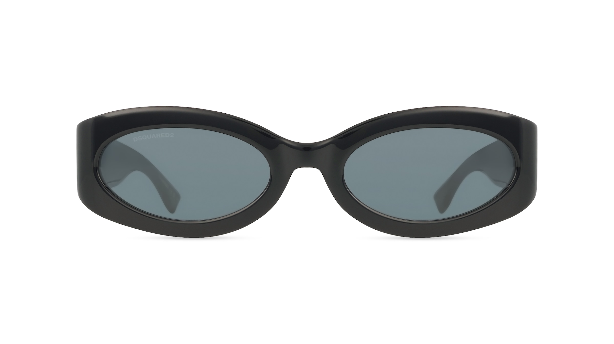 Dsquared2 207431 Damen-Sonnenbrille Vollrand Schmal Acetat-Gestell, schwarz