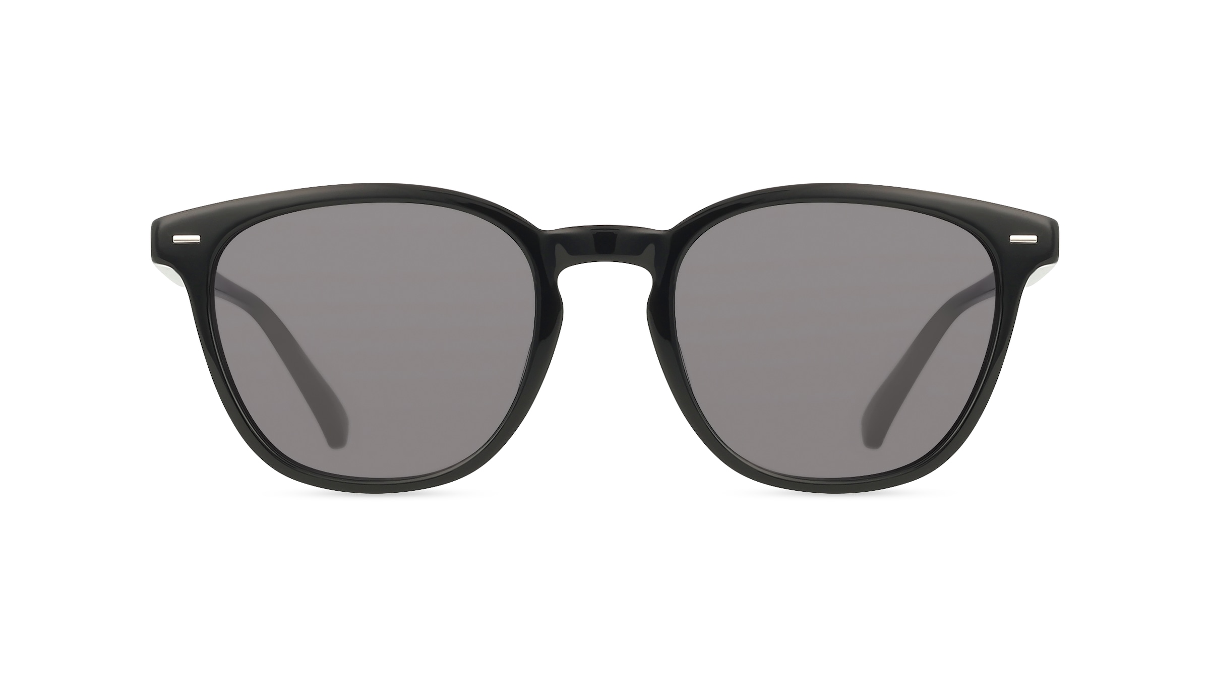 Fielmann LN 055 SUN CL Unisex-Sonnenbrille Vollrand Eckig Acetat-Gestell, schwarz