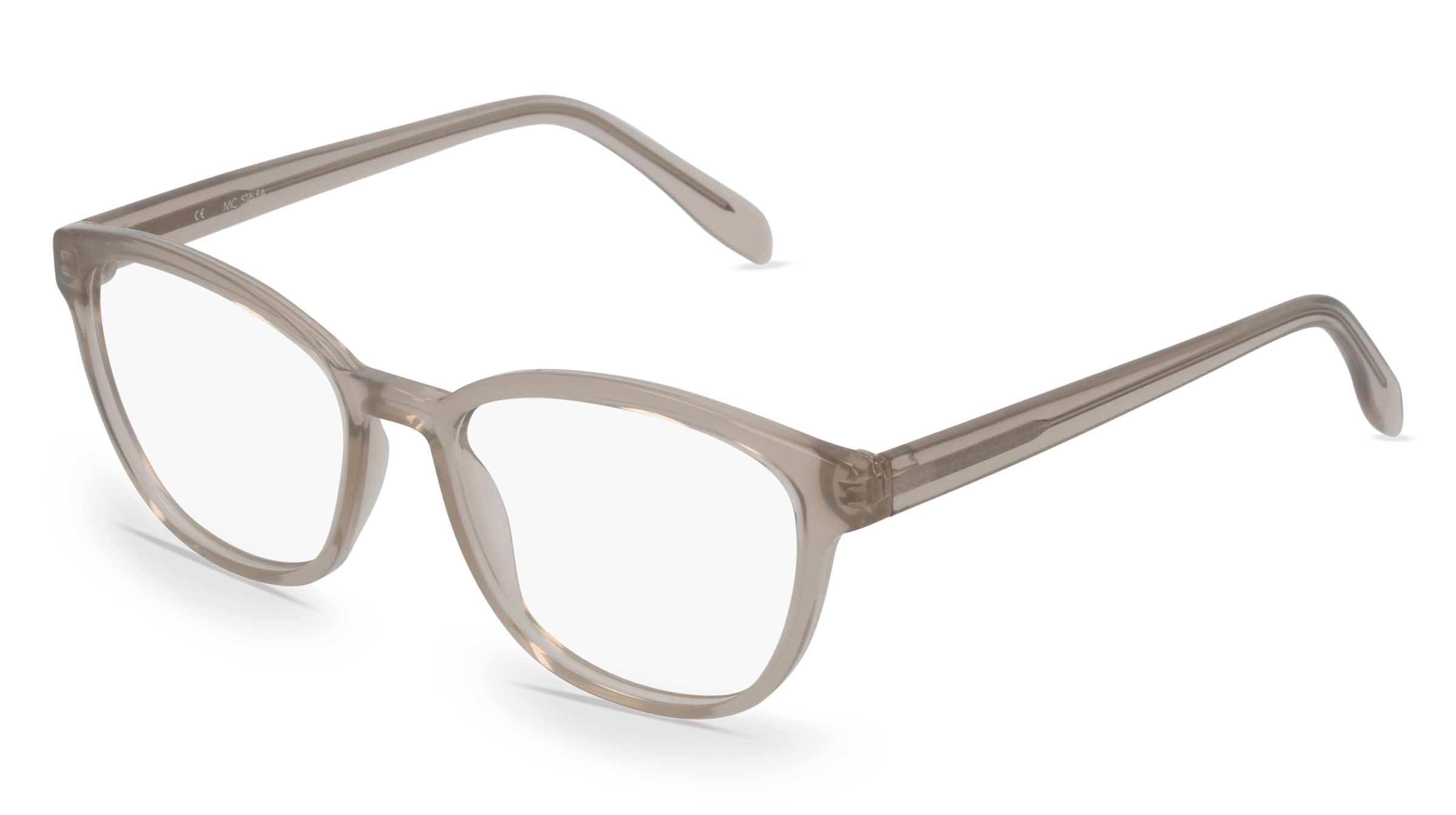 Fielmann MC 516 FA Damen-Brille inkl. Gläser Vollrand Butterfly Propionat-Gestell 54/18/140, Grau