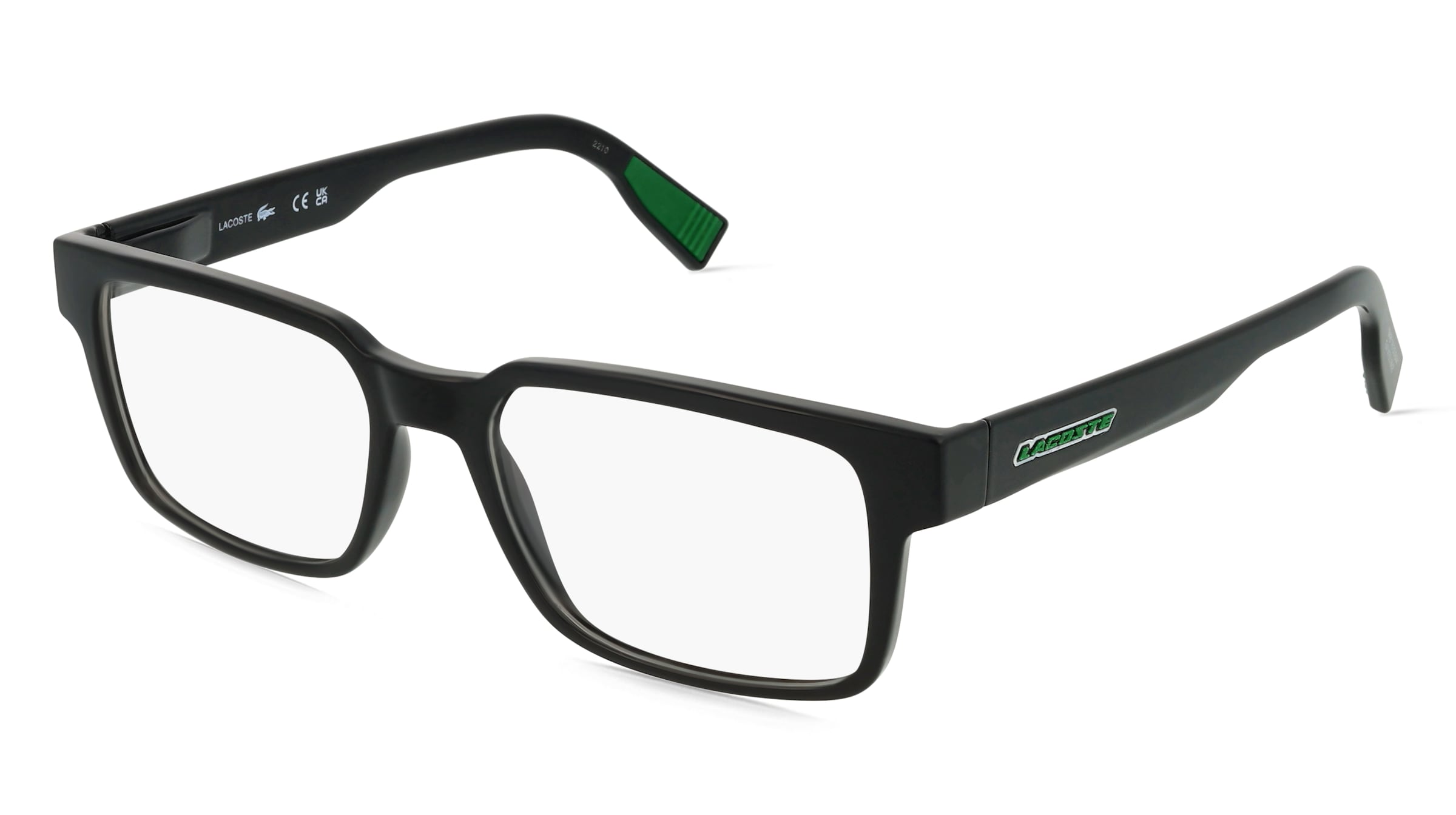 Lacoste L2928 Unisex-Brille inkl. Gläser Vollrand Quadratisch Kunststoff-Gestell 53/17/145, Schwarz
