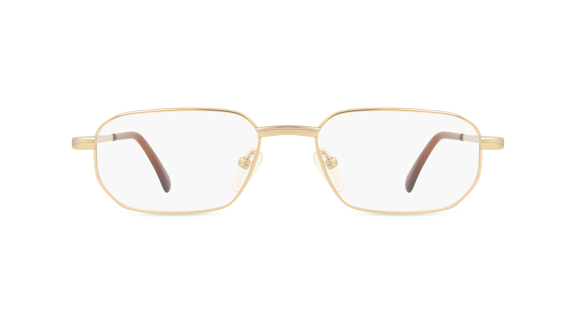 Fielmann MC 572 FLEX CL Herren-Brille inkl. Gläser Vollrand Eckig Metall-Gestell 51mm/17mm/135mm, gold