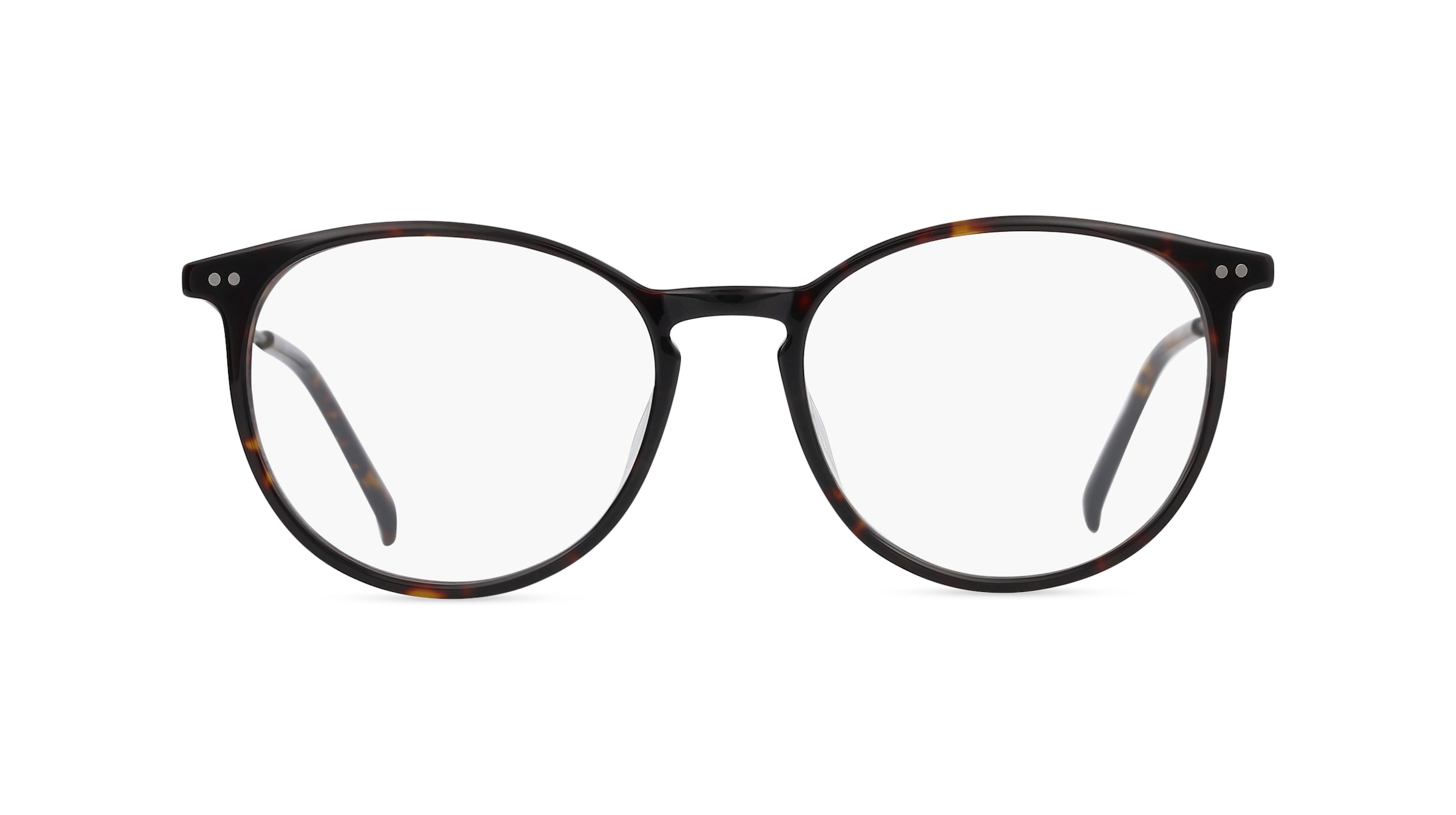 Fielmann MI 052 FLEX CL Unisex-Brille inkl. Gläser Vollrand Panto Acetat-Gestell 51mm/17mm/145mm, Havanna