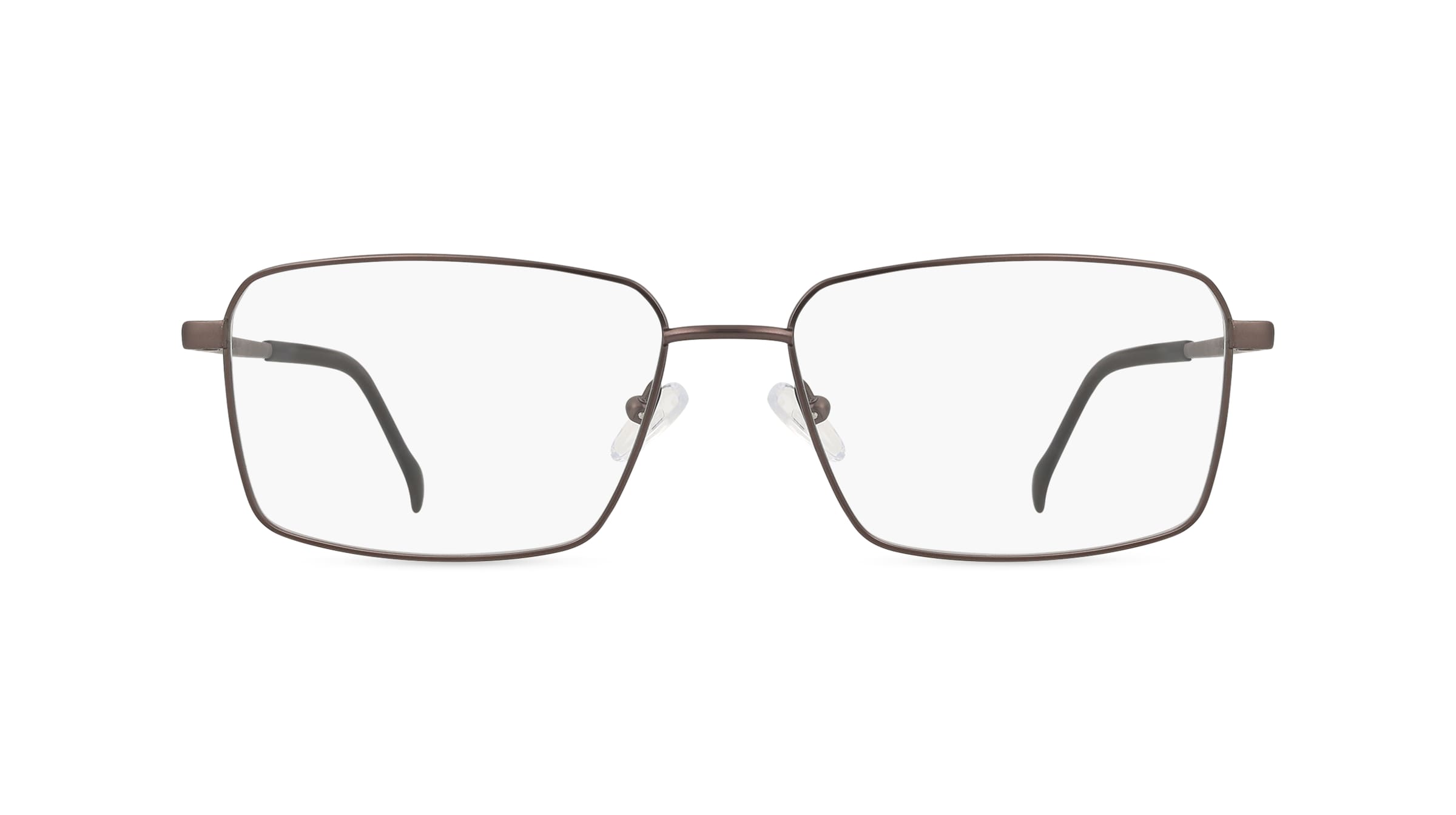 Fielmann COMFORT 129 FLEX CL Herren-Brille inkl. Gläser Vollrand Eckig Titan-Gestell 59mm/16mm/145mm, grau