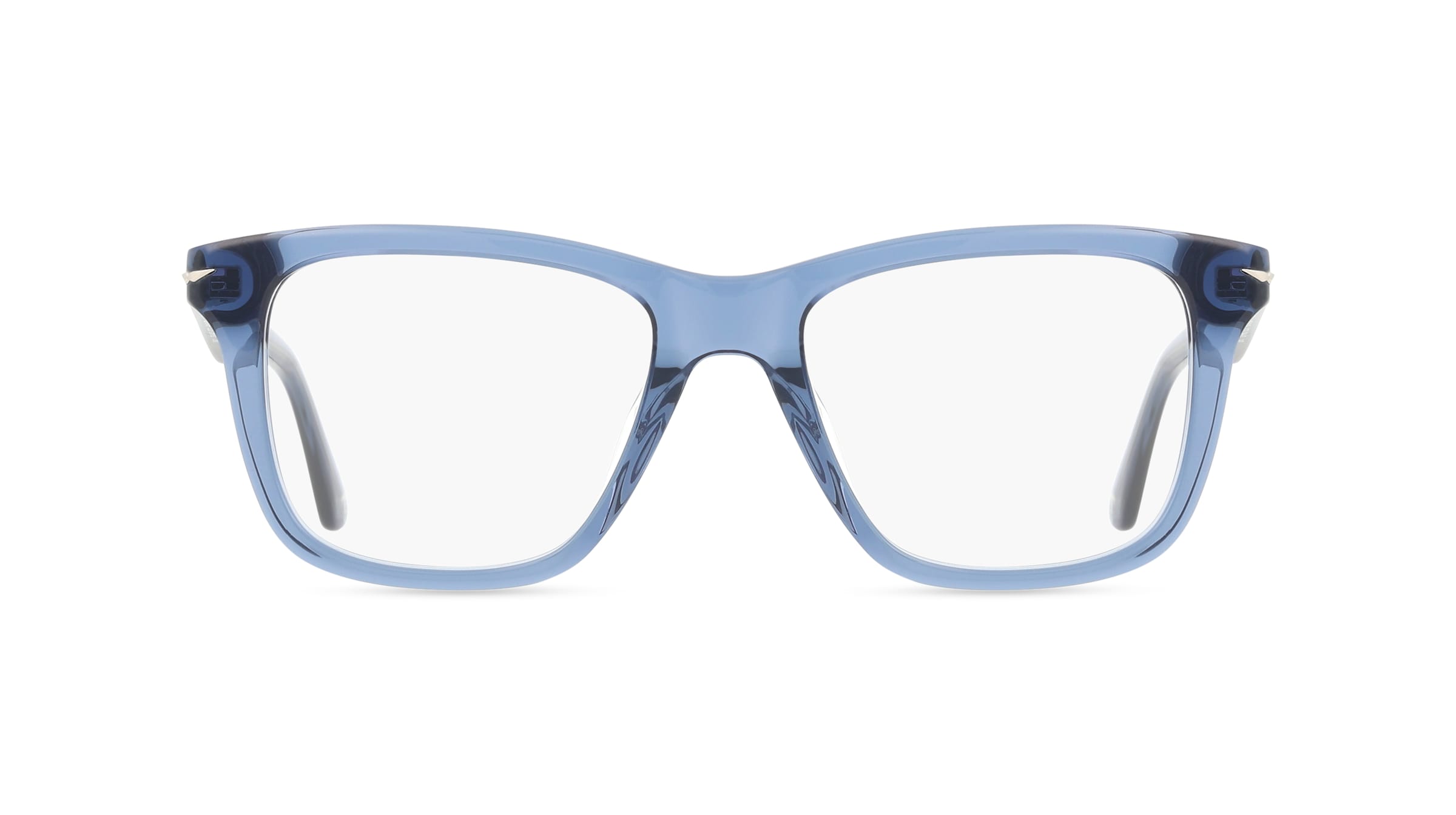 Police VPLN19 Herren-Brille inkl. Gläser Vollrand Eckig Acetat-Gestell 50mm/17mm/140mm, Blau