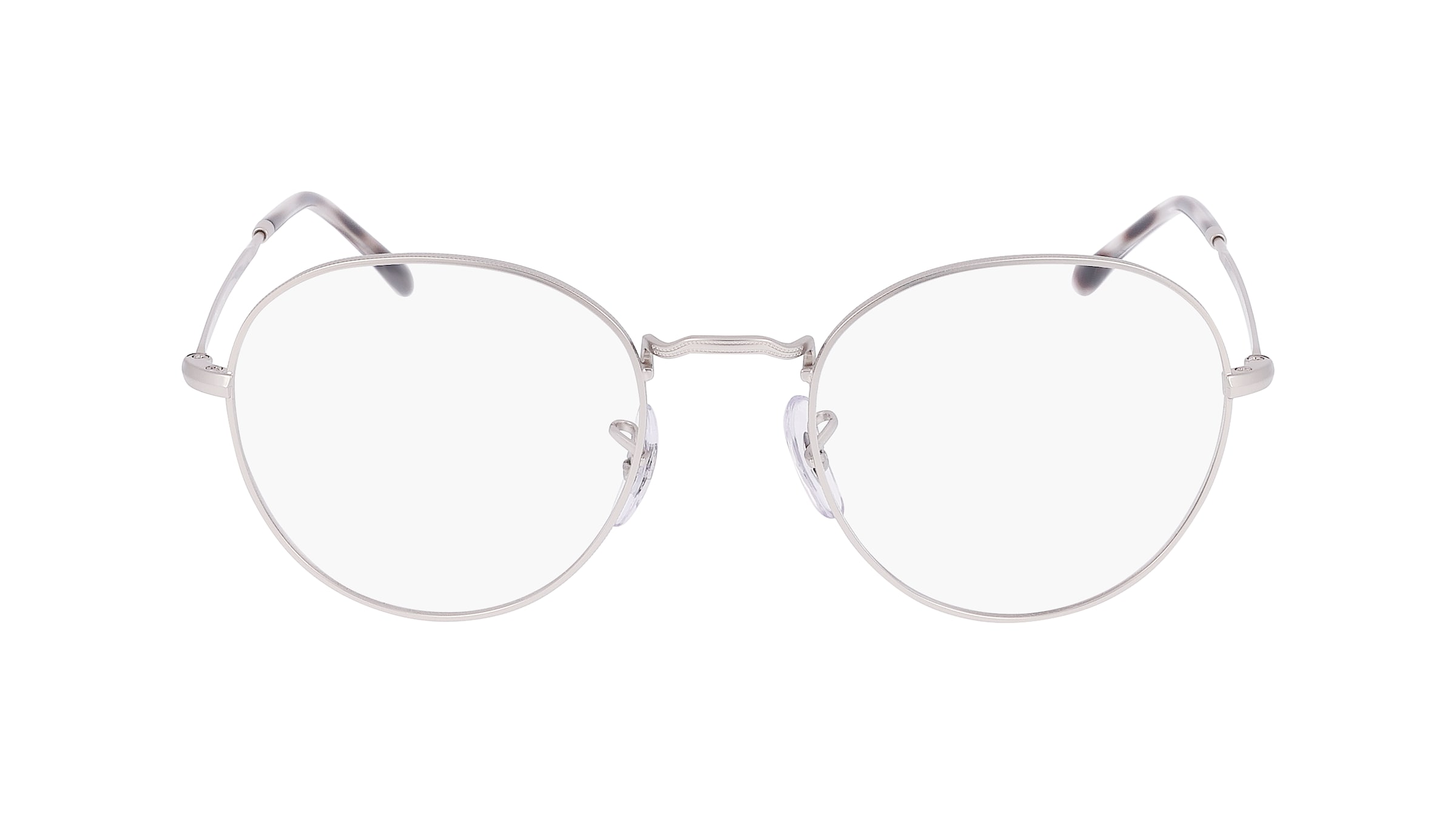 Ray-Ban RX3582V Unisex-Brille inkl. Gläser Vollrand Panto Metall-Gestell 49mm/20mm/140mm, silber
