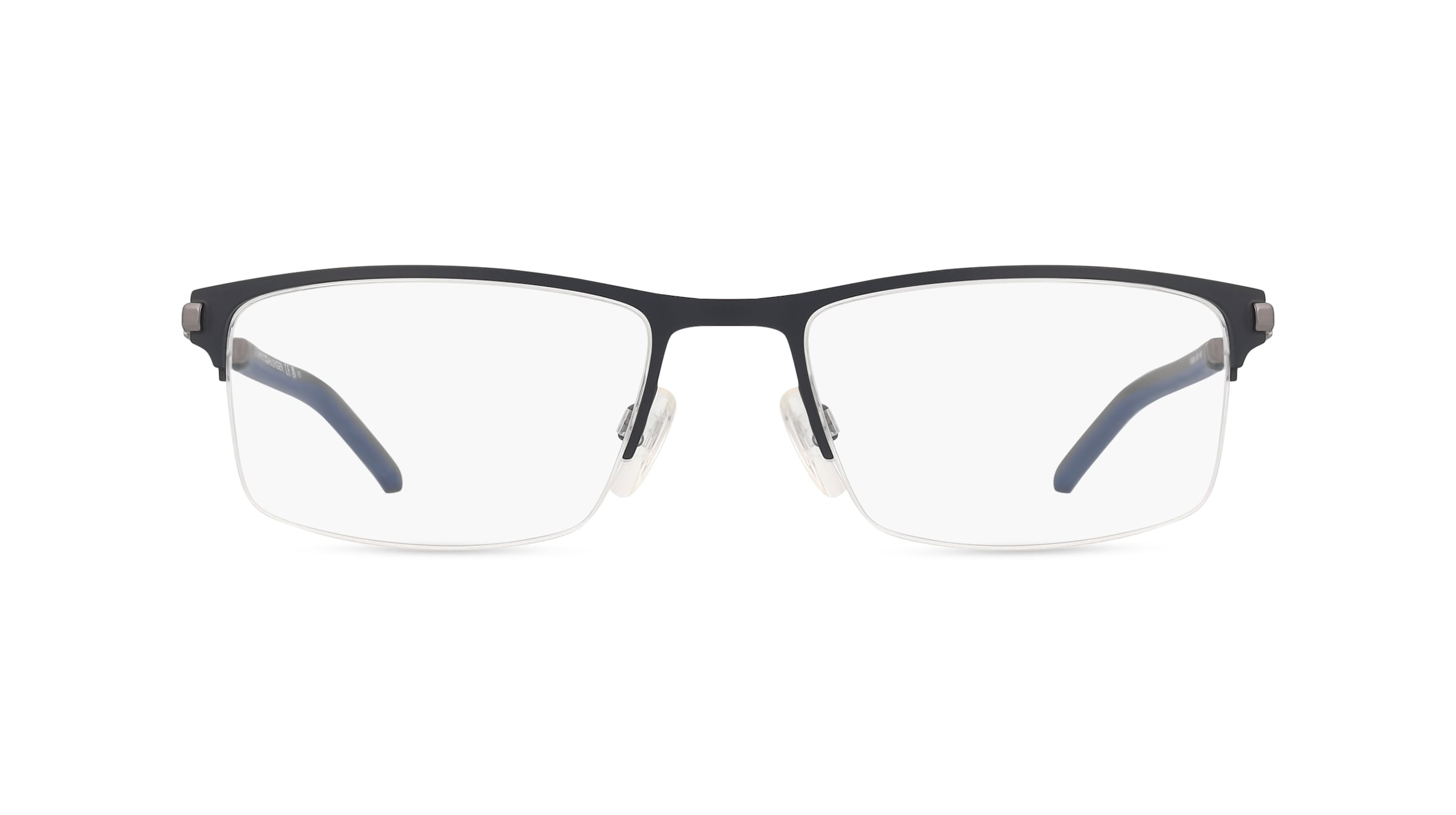 Tommy Hilfiger Eyewear TH 1993 Herren-Brille inkl. Gläser Vollrand Eckig Metall-Gestell 55mm/18mm/140mm, grau