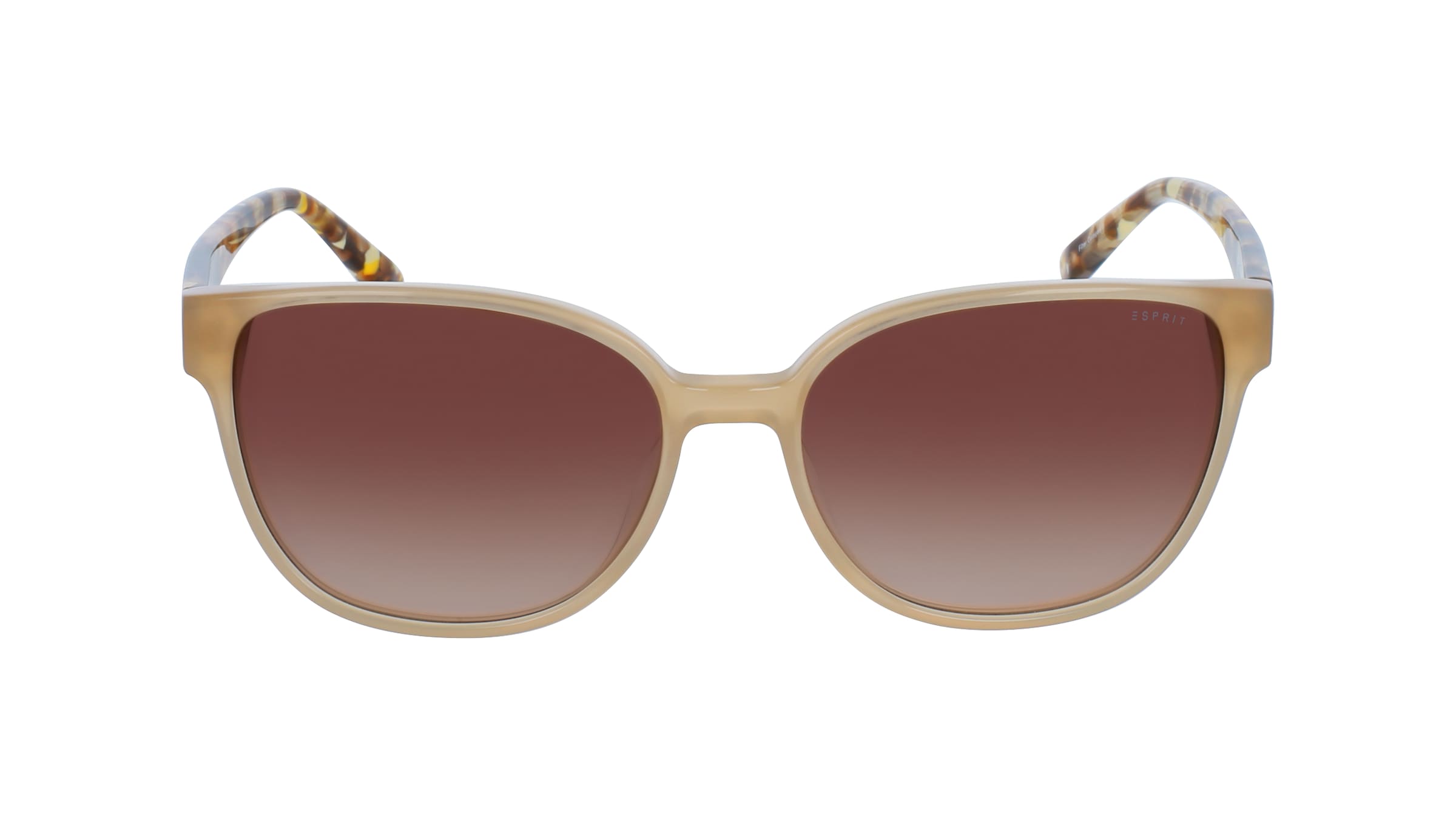 Esprit 40079 Unisex-Sonnenbrille Vollrand Butterfly Kunststoff-Gestell, gelb