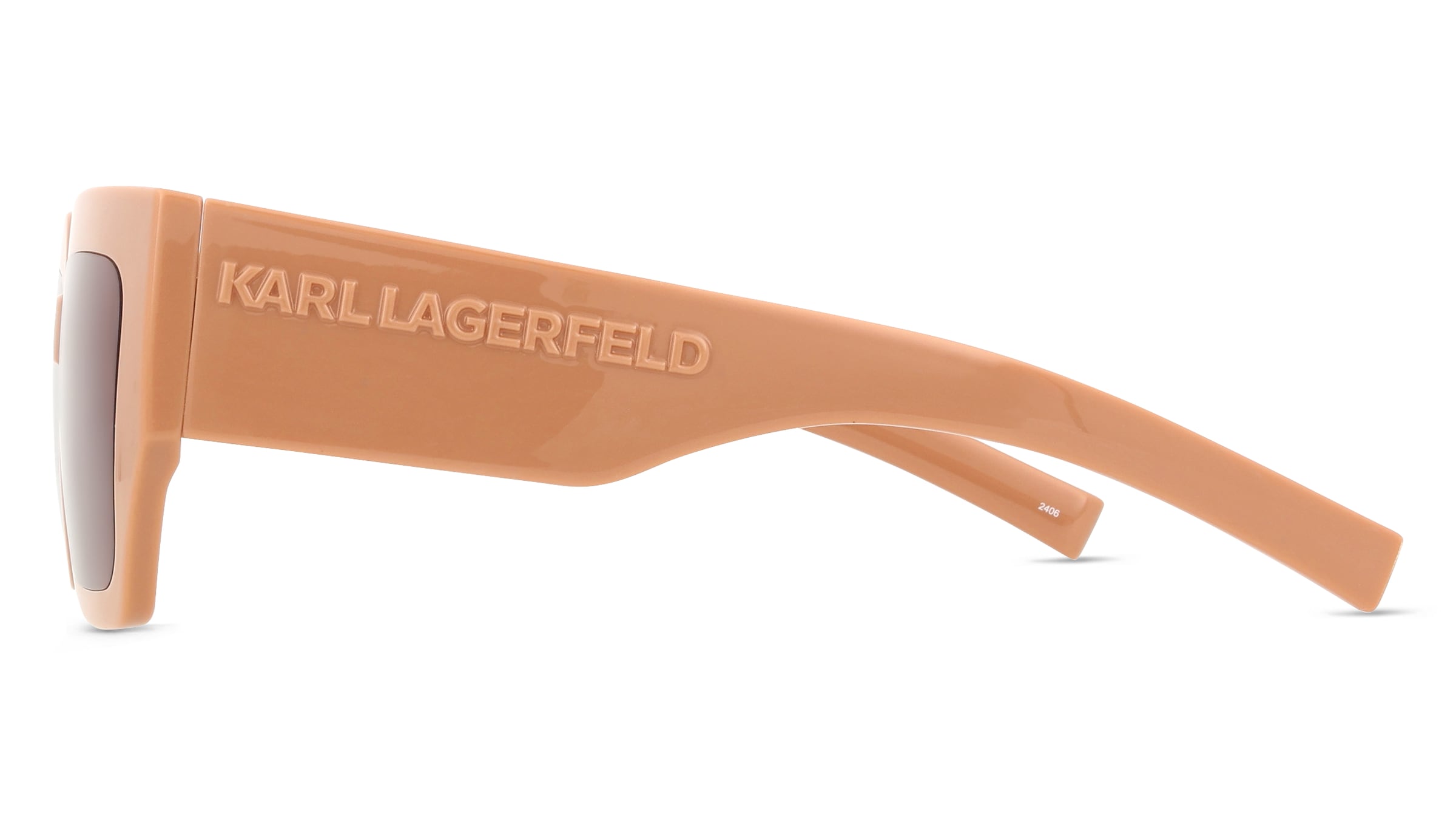Thumbnail - Karl Lagerfeld KL6166S Unisex-Sonnenbrille Vollrand Eckig Acetat-Gestell, gelb