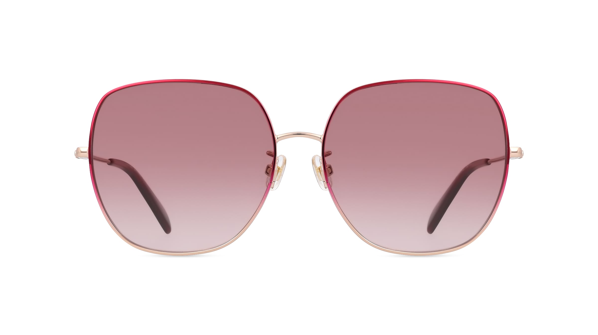 Kate Spade CHARLI/F/S Damen-Sonnenbrille Vollrand Geometrisch Metall-Gestell, gold