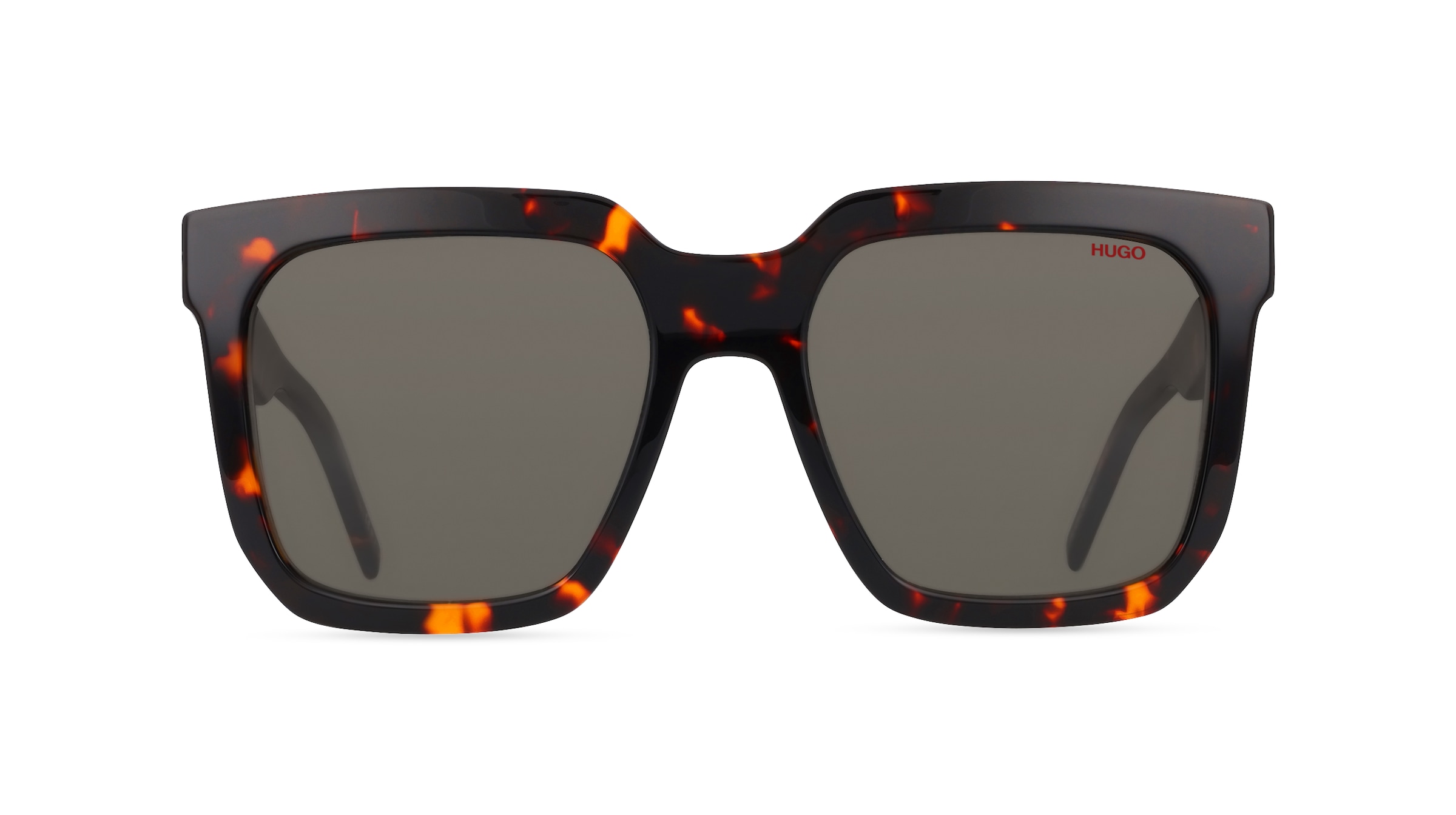 Hugo HG 1218/S Herren-Sonnenbrille Vollrand Eckig Acetat-Gestell, braun