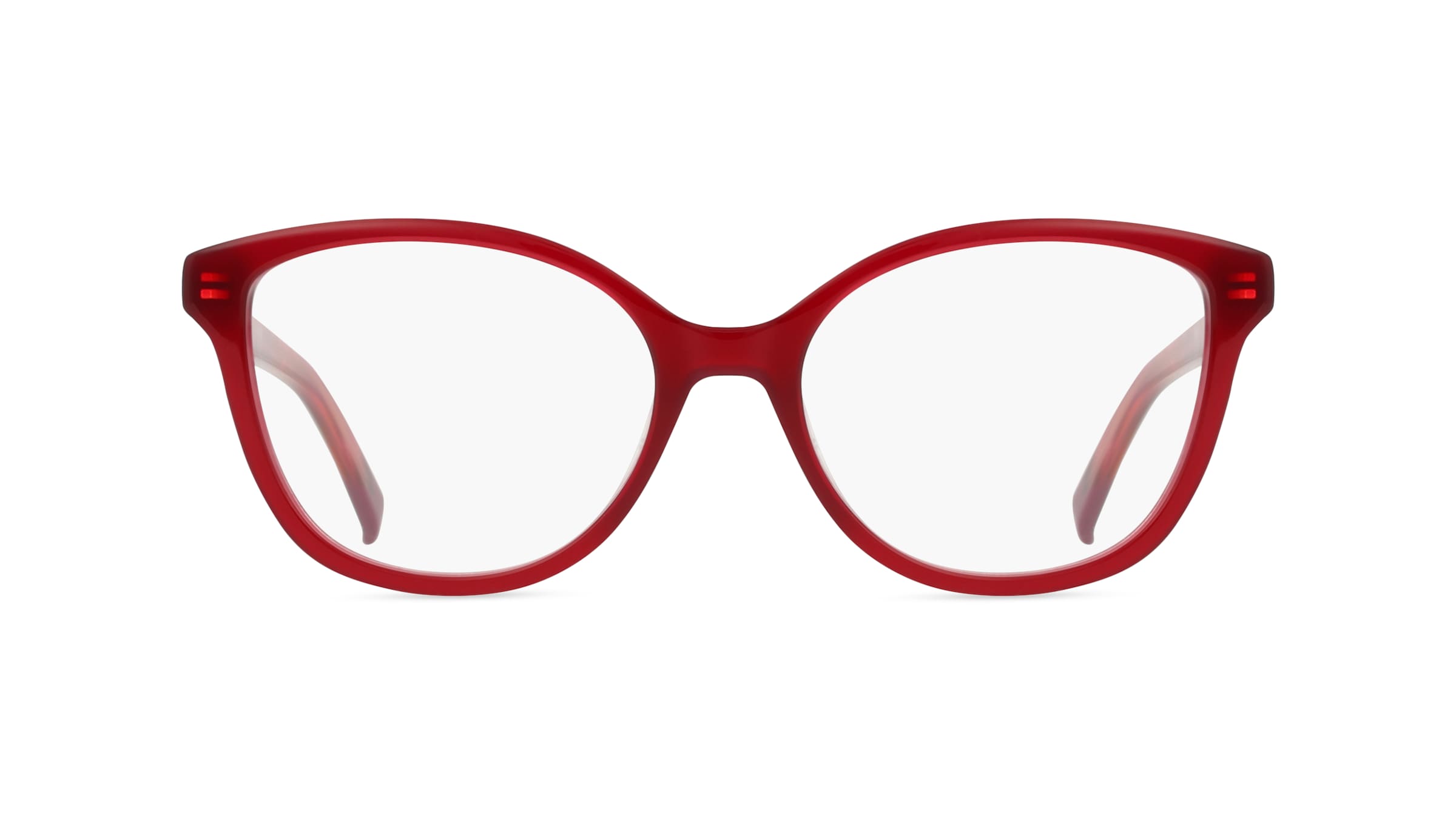 MISSONI 0149 Damen-Brille inkl. Gläser Vollrand Butterfly Acetat-Gestell 53mm/17mm/145mm, rot