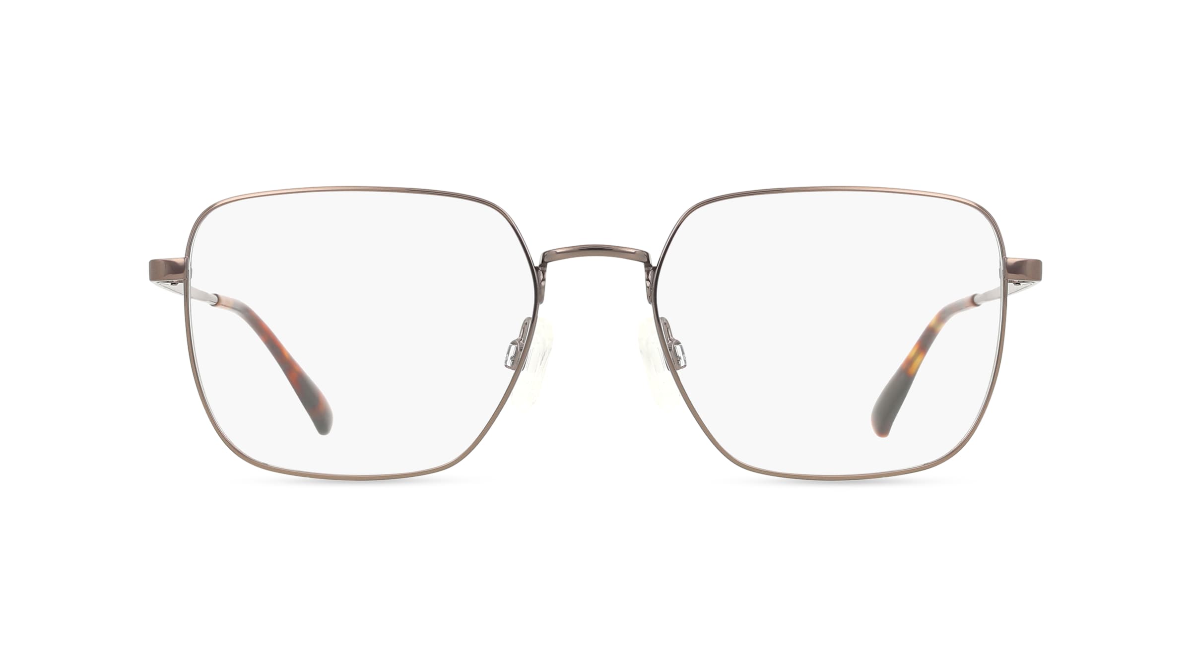 Fielmann BD 586 FA MICHEL Unisex-Brille inkl. Gläser Vollrand Quadratisch Edelstahl-Gestell 54/18/140, Grau