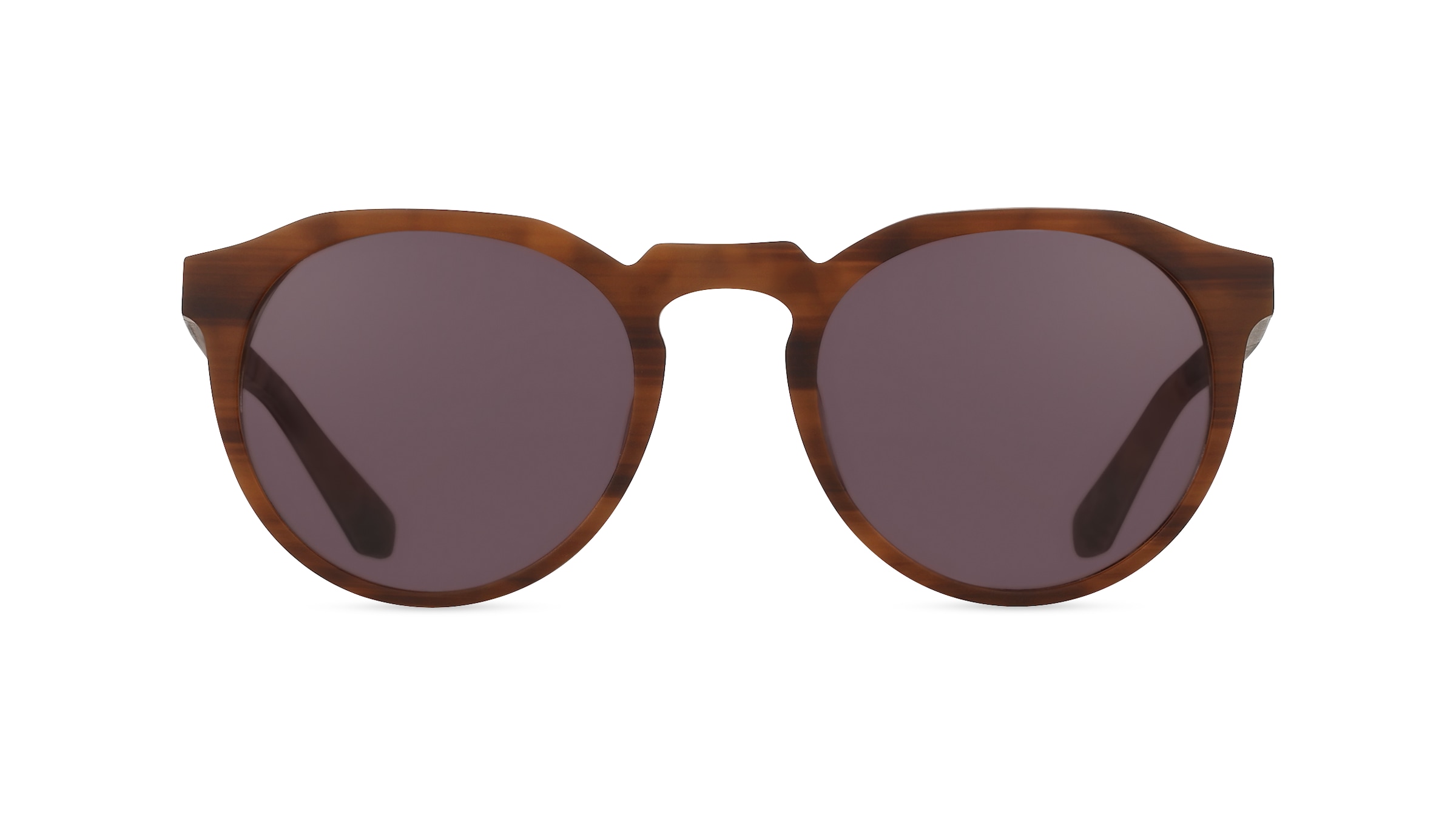 Woodfellas 11740 FJERN Herren-Sonnenbrille Vollrand Rund Acetat-Gestell, braun