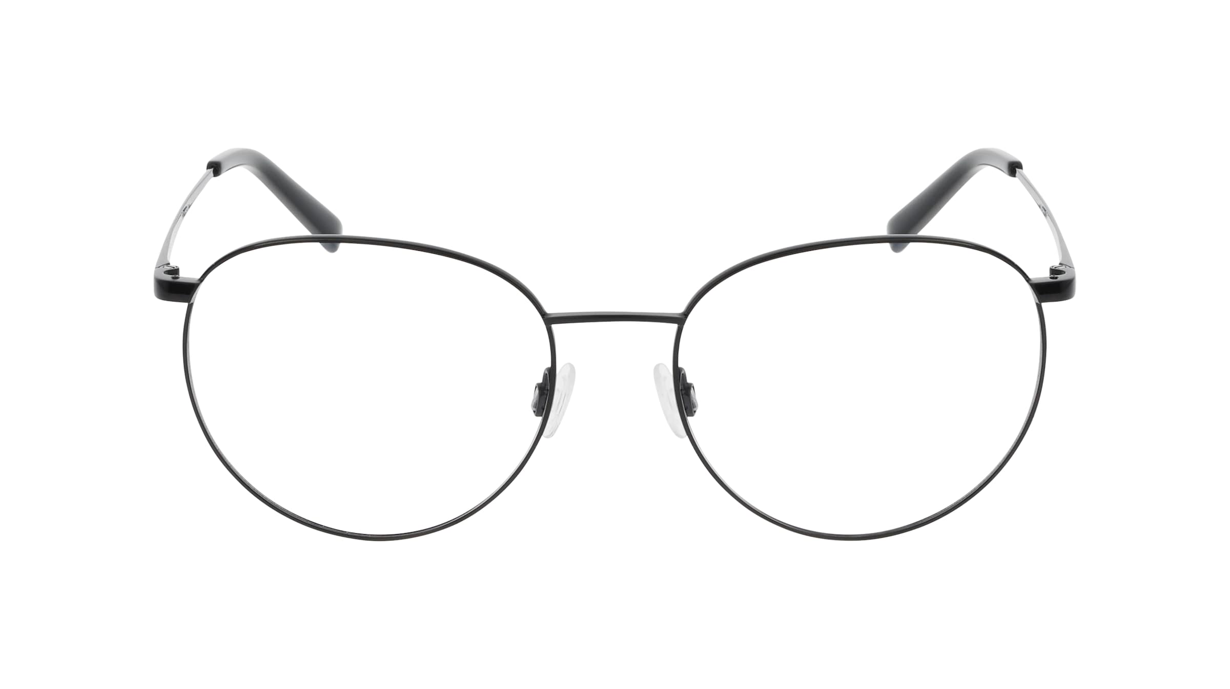 Marc O’Polo Eyewear 502198 Unisex-Brille inkl. Gläser Vollrand Panto Metall-Gestell 54/18/140, Schwarz