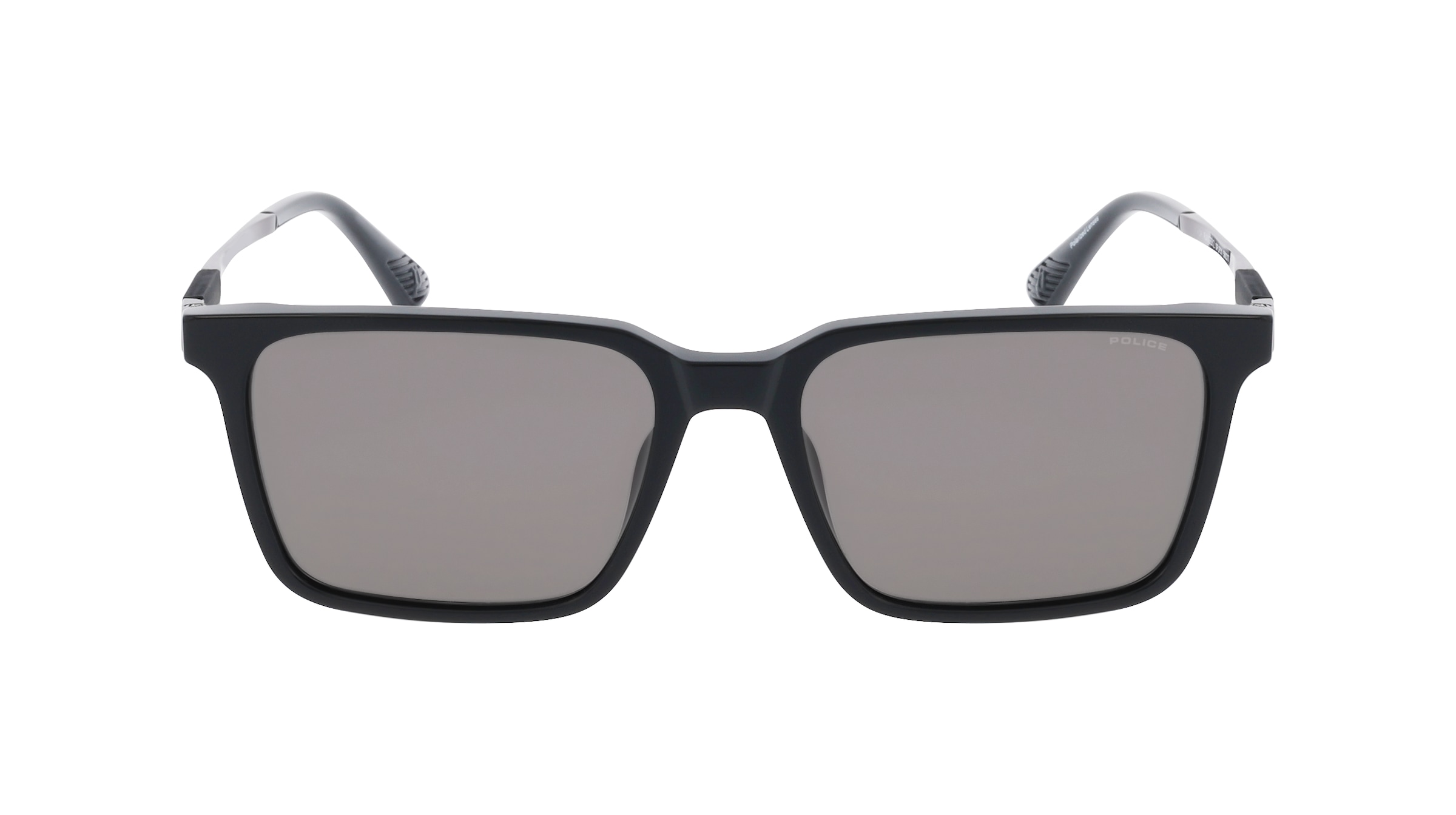 Police SPLP31 Herren-Sonnenbrille Vollrand Eckig Acetat-Gestell, schwarz