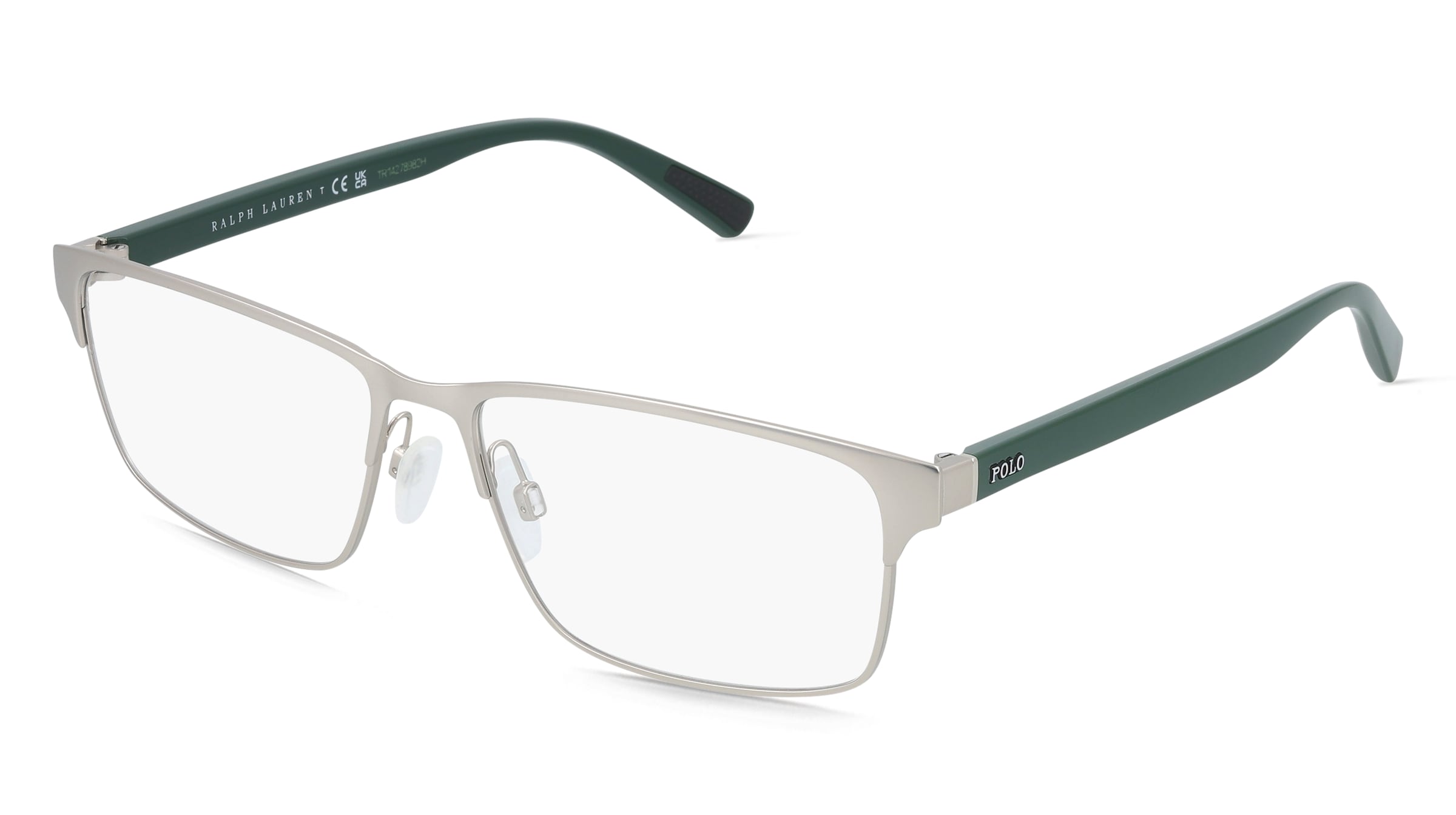 Polo Ralph Lauren 0PH1243 Herren-Brille inkl. Gläser Vollrand Eckig Metall-Gestell 58/16/145, Grau