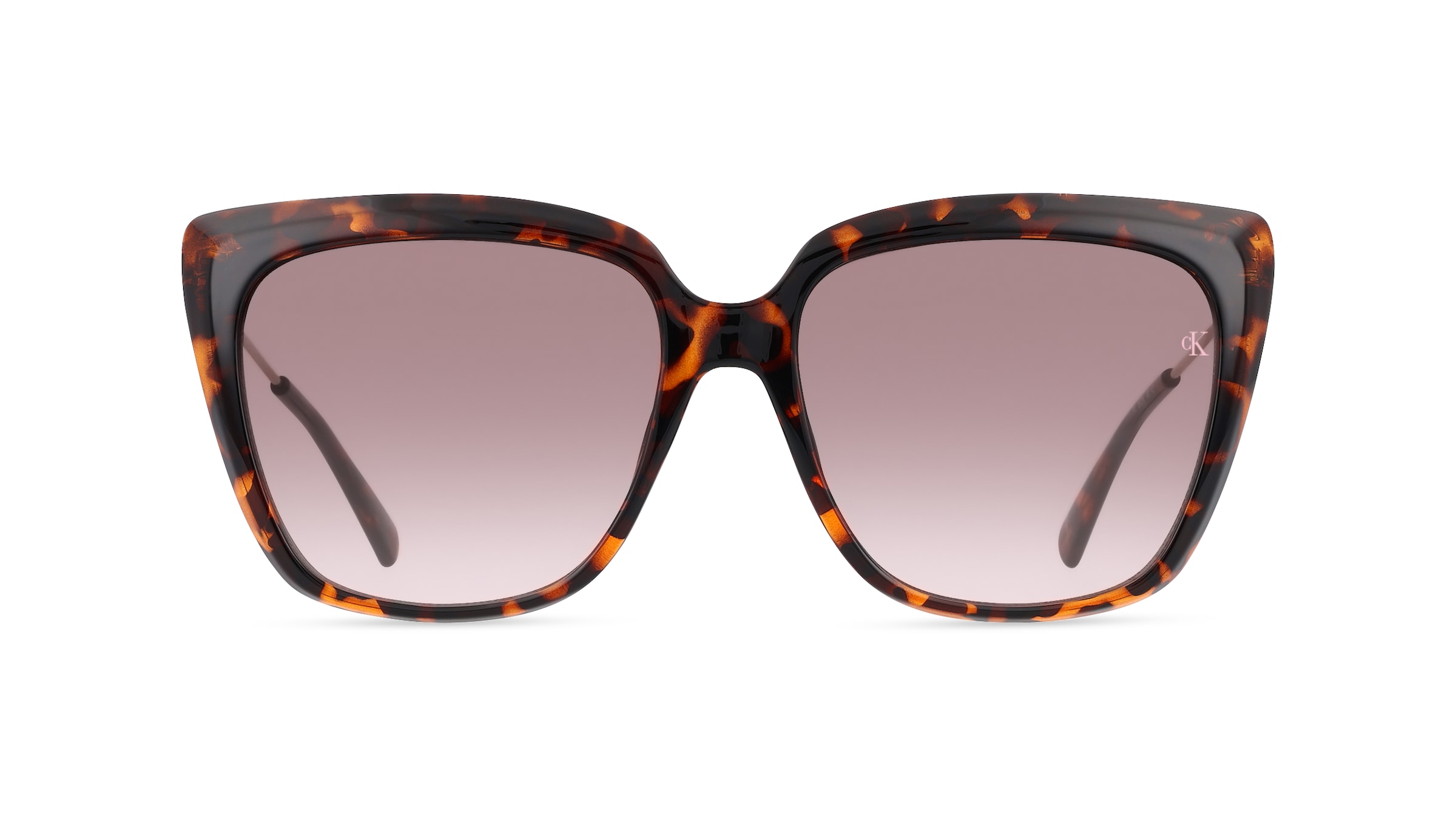 Calvin Klein Jeans CKJ22601S Damen-Sonnenbrille Vollrand Butterfly Kunststoff-Gestell, braun