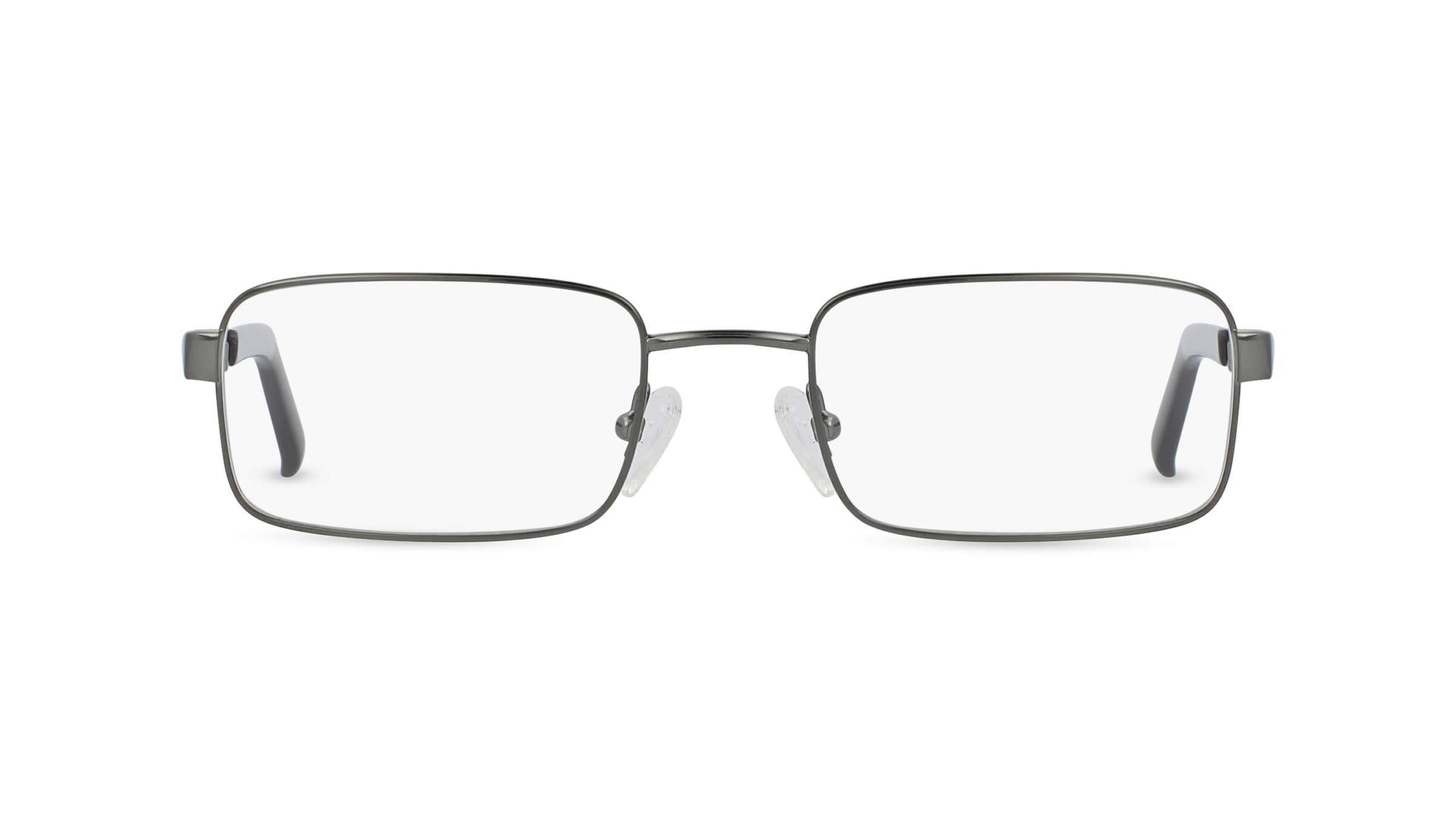 Fielmann CY 019 FLEX CL Herren-Brille inkl. Gläser Vollrand Eckig Edelstahl-Gestell 50mm/19mm/140mm, grau