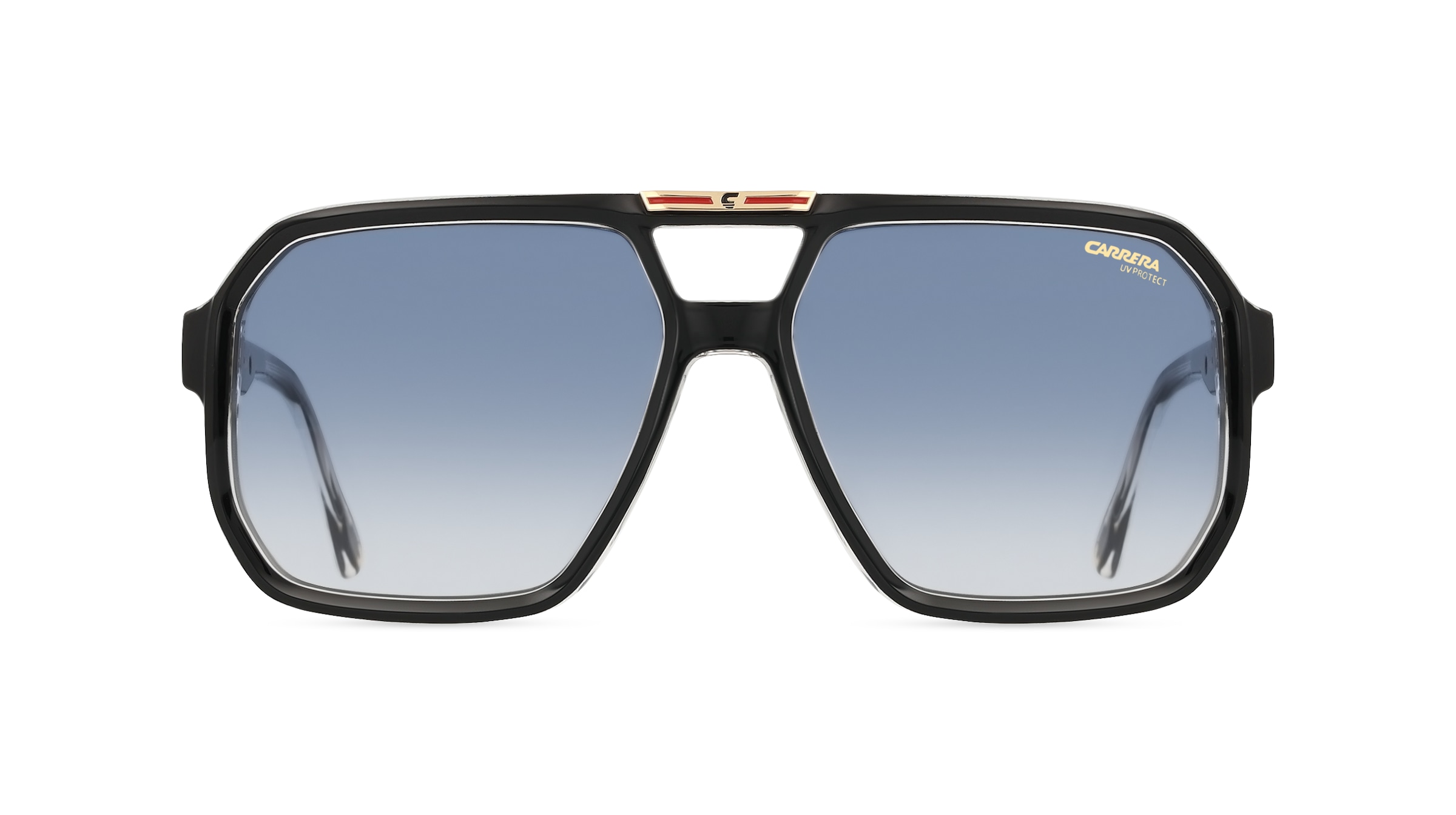 Carrera VICTORY C 01/S Herren-Sonnenbrille Vollrand Pilot Kunststoff-Gestell, schwarz