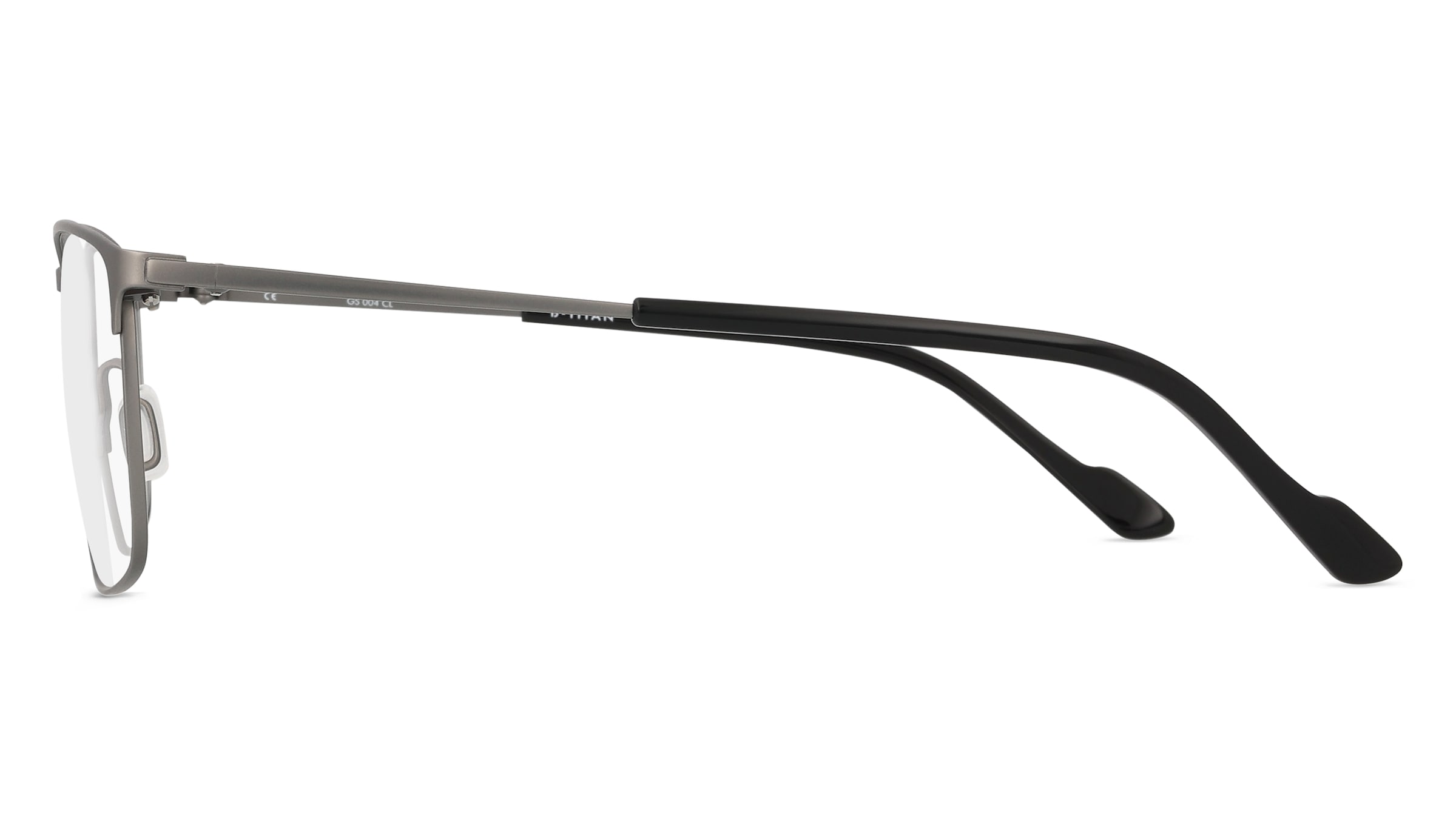 Thumbnail - Fielmann GS 004 CL Herren-Brille inkl. Gläser Vollrand Eckig Beta Titan-Gestell 60mm/18mm/145mm, grau
