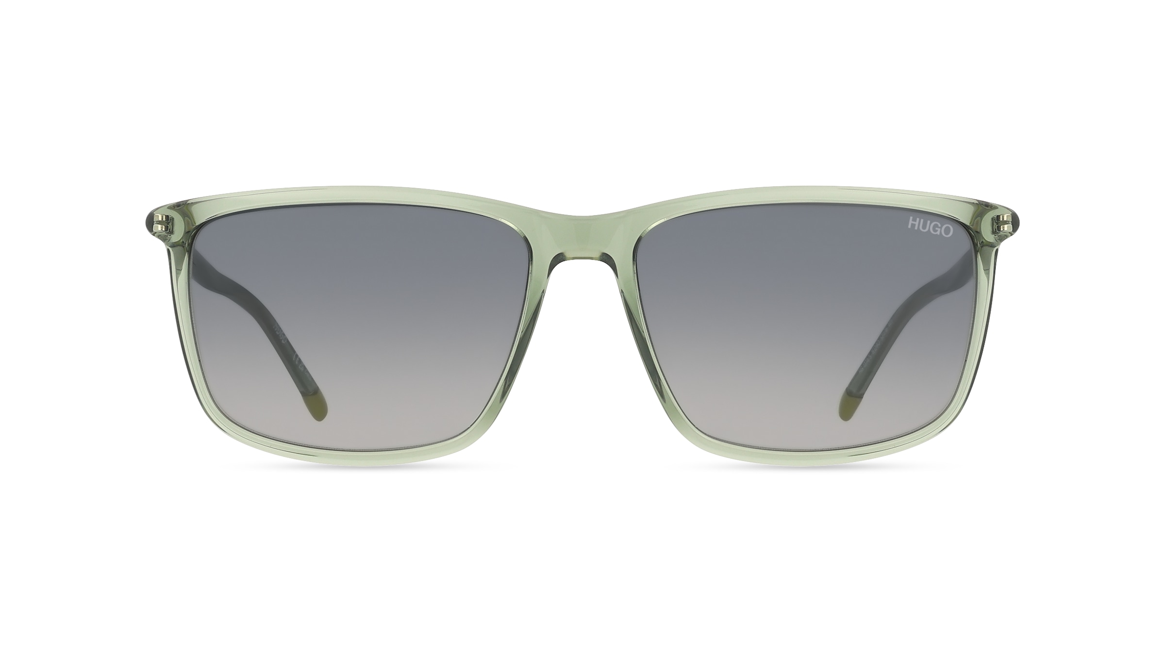 Hugo HG 1374/S Herren-Sonnenbrille Vollrand Rechteckig Acetat-Gestell, Grün
