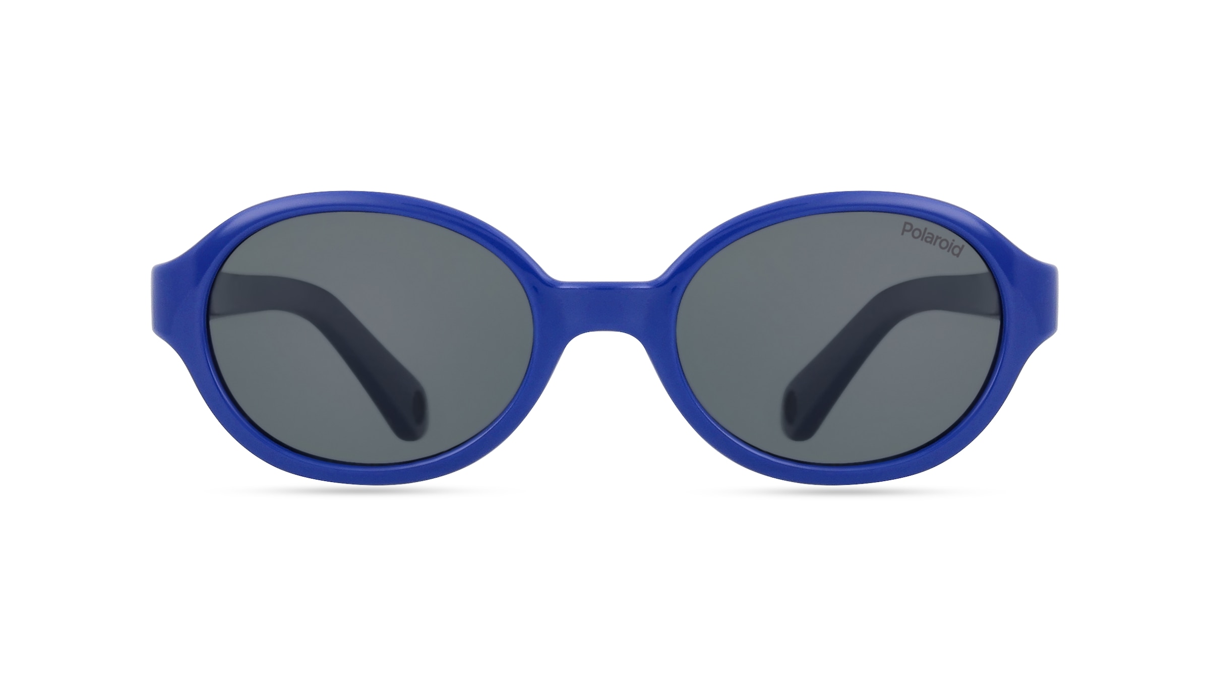 Polaroid PLD K004/S Kinder-Sonnenbrille Vollrand Oval Acetat-Gestell, blau