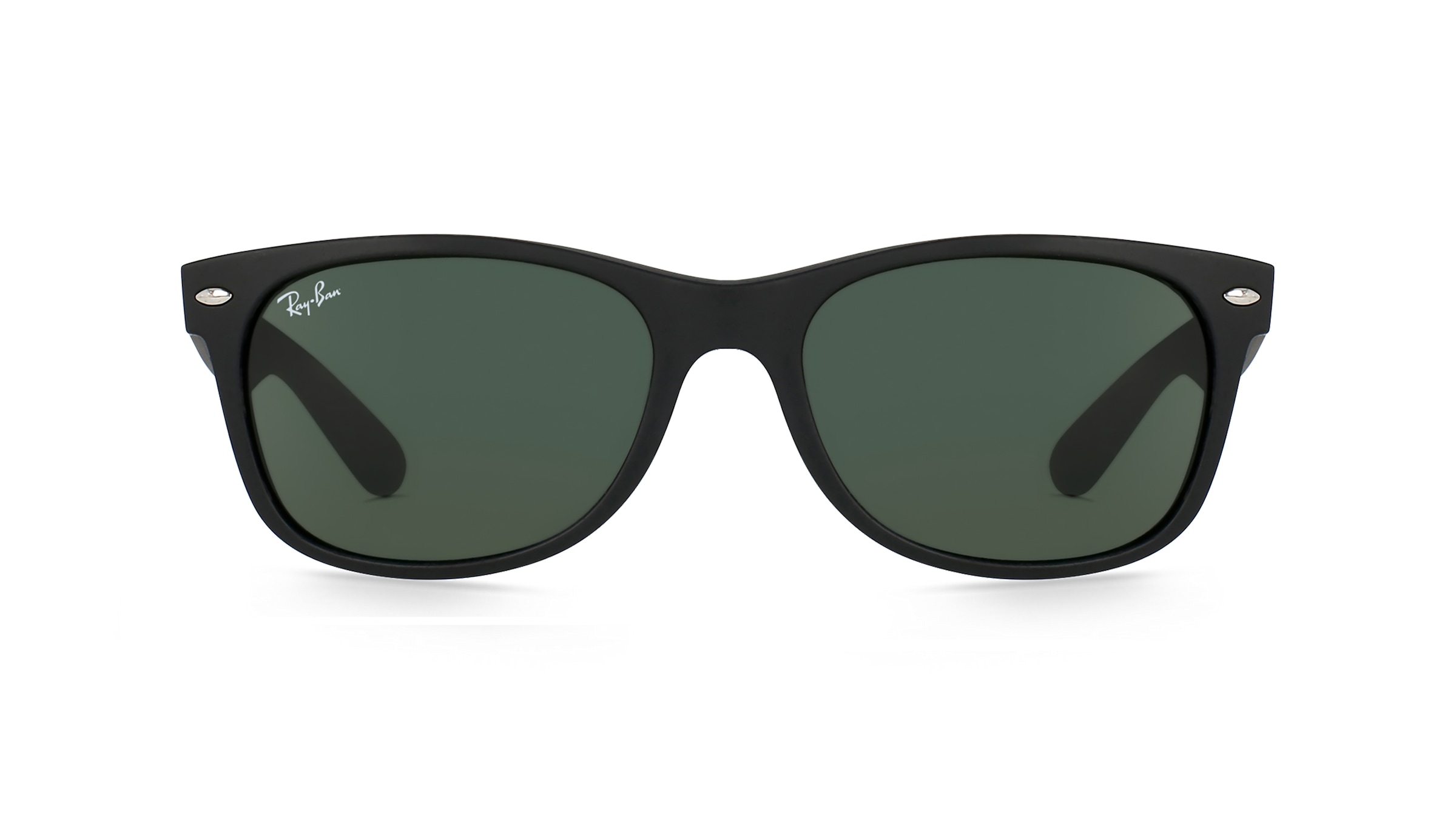 Ray-Ban RB 2132 NEW WAYFARER Unisex-Sonnenbrille Vollrand Eckig Kunststoff-Gestell, schwarz