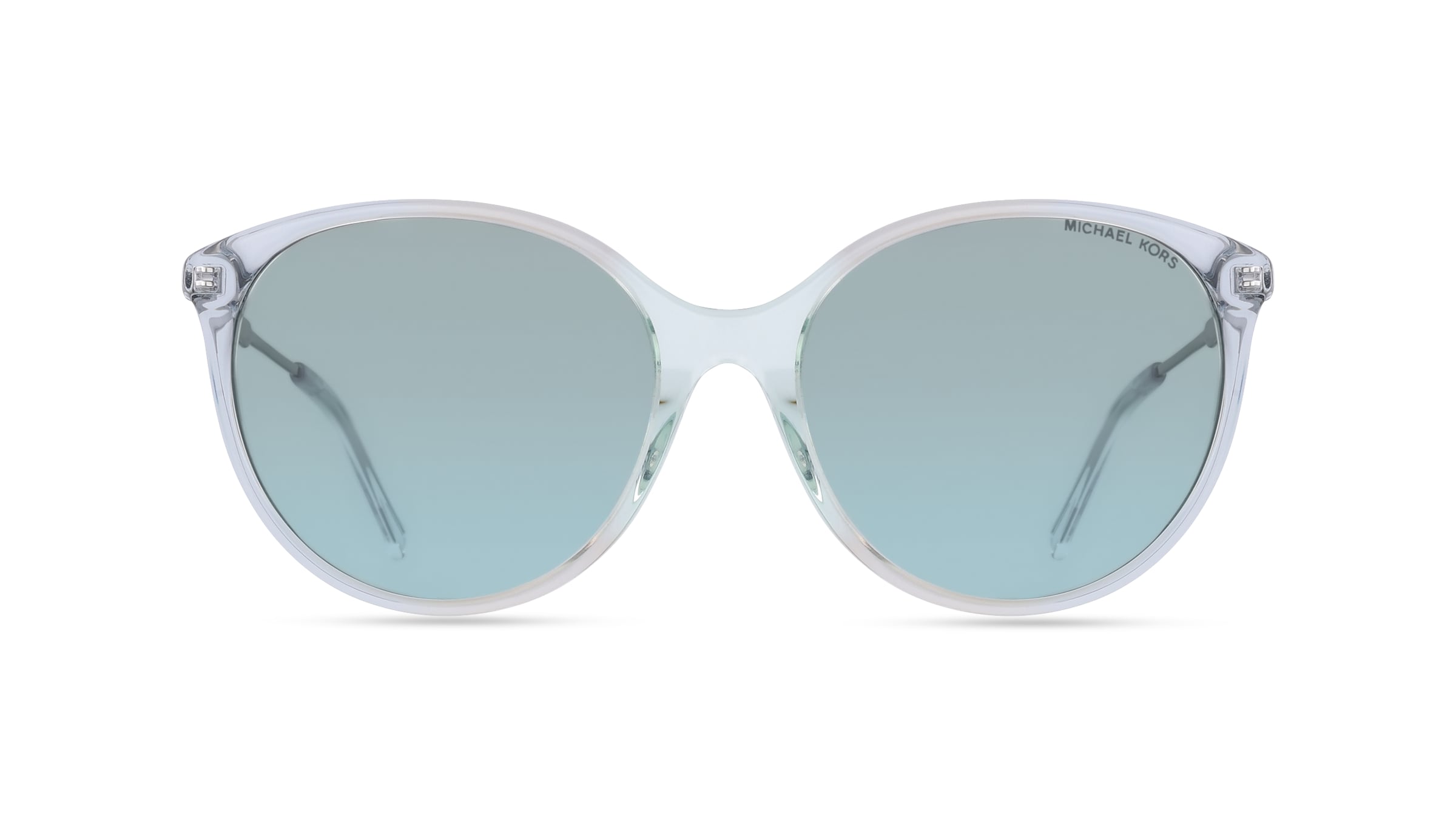 Michael Kors MK2168 CRUZ BAY Damen-Sonnenbrille Vollrand Oval Acetat-Gestell, transparent