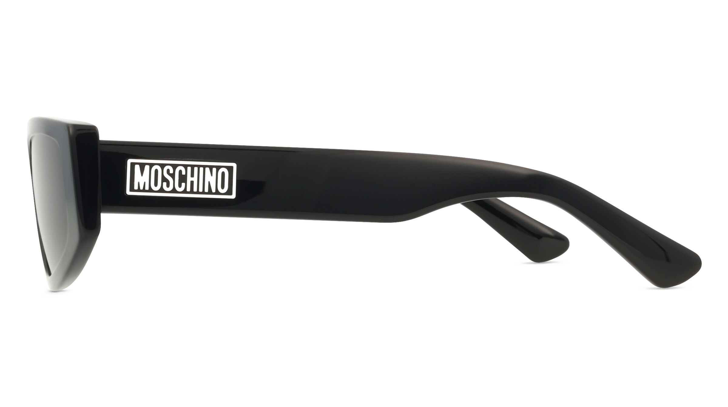 Thumbnail - Moschino MOS186/S Herren-Sonnenbrille Vollrand Eckig Acetat-Gestell, schwarz