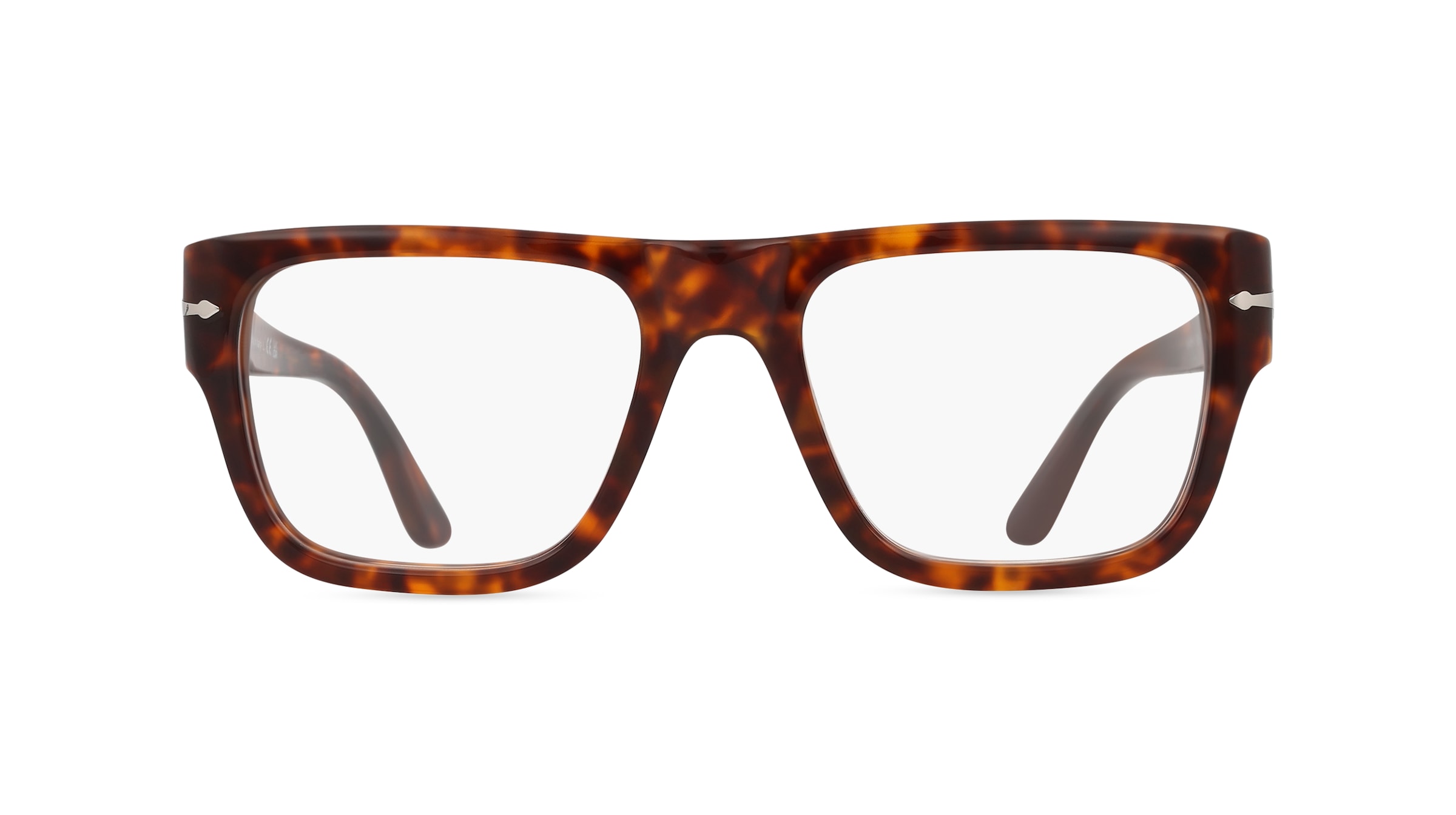 Persol 0PO3348V Unisex-Brille inkl. Gläser Vollrand Eckig Acetat-Gestell 55mm/20mm/145mm, braun