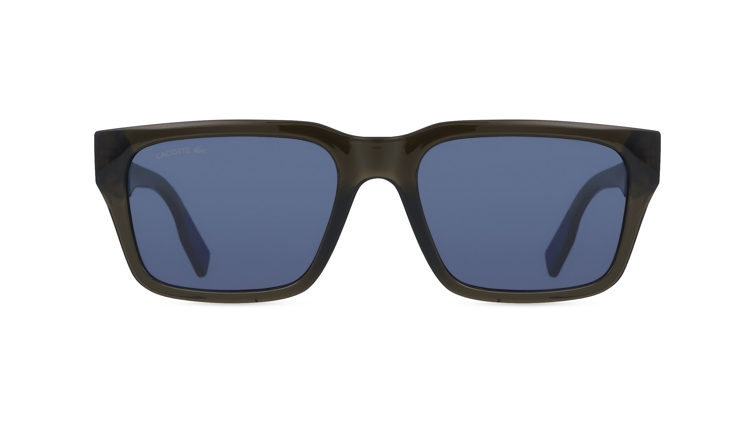 Lacoste L6004S Herren-Sonnenbrille Vollrand Eckig Kunststoff-Gestell, grün