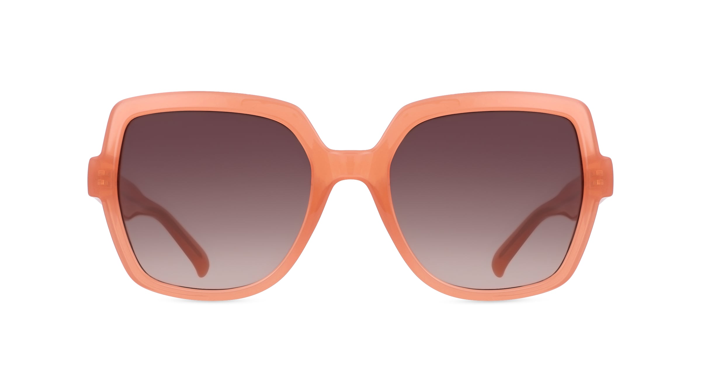 Fielmann MI 048 SUN FA CHLOE Damen-Sonnenbrille Vollrand Eckig Acetat-Gestell, orange