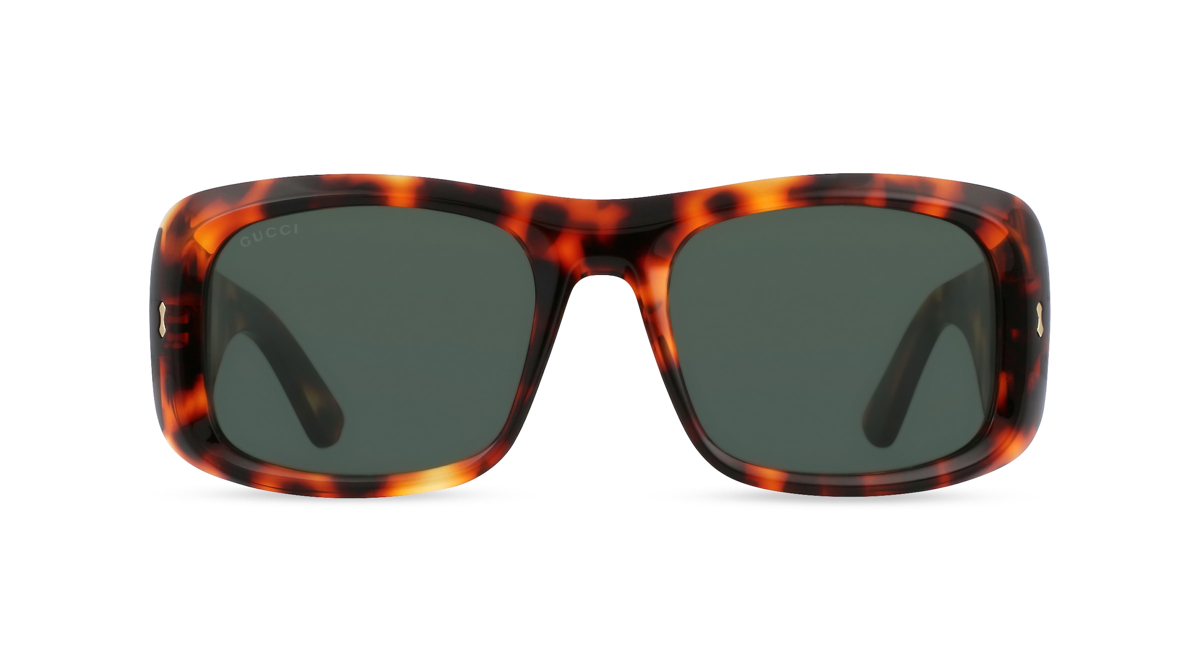 Gucci GG1080S Herren-Sonnenbrille Vollrand Eckig Kunststoff-Gestell, braun