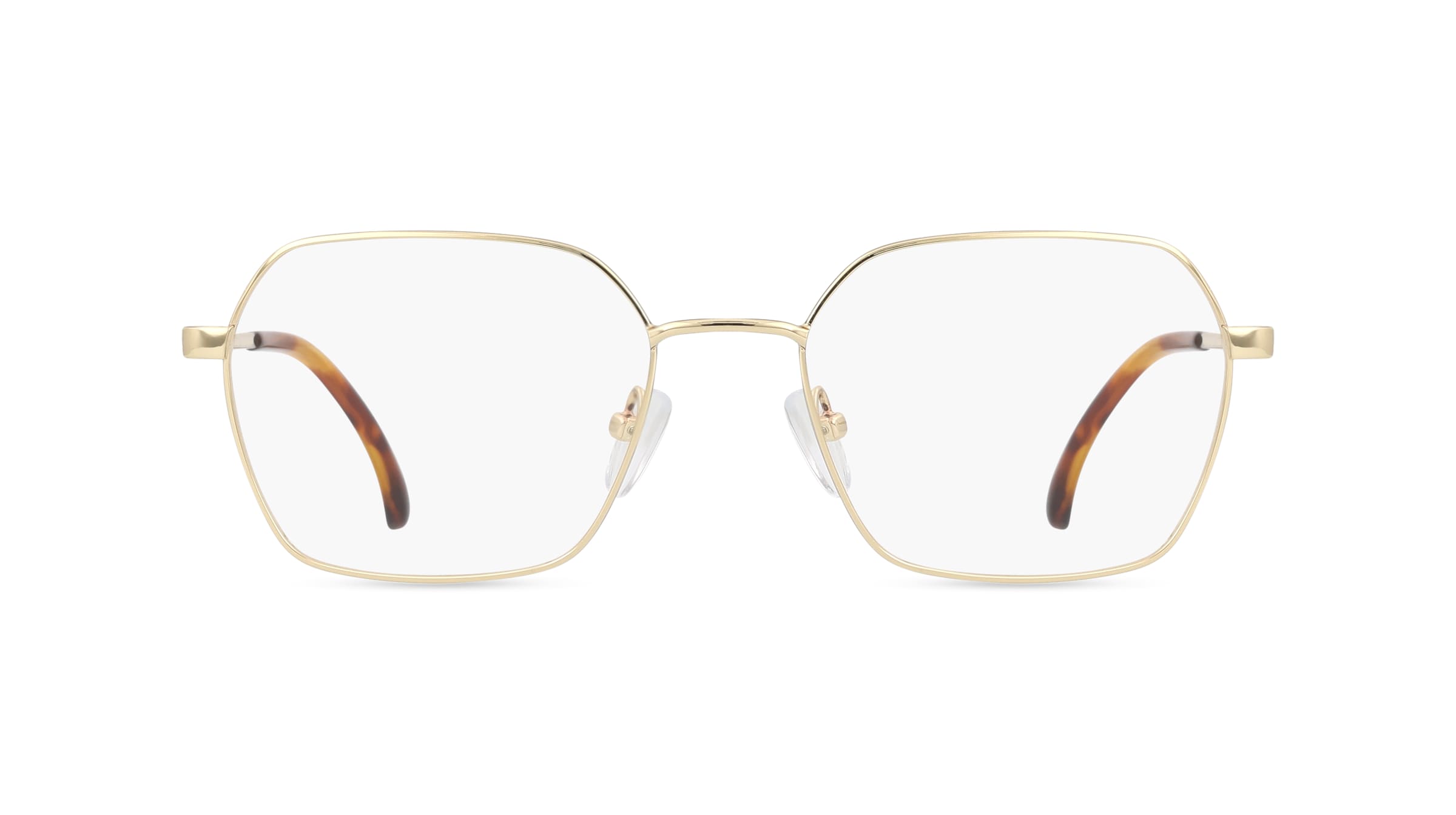 Fielmann BD 562 FA Damen-Brille inkl. Gläser Vollrand Geometrisch Edelstahl-Gestell 52/18/140, gold