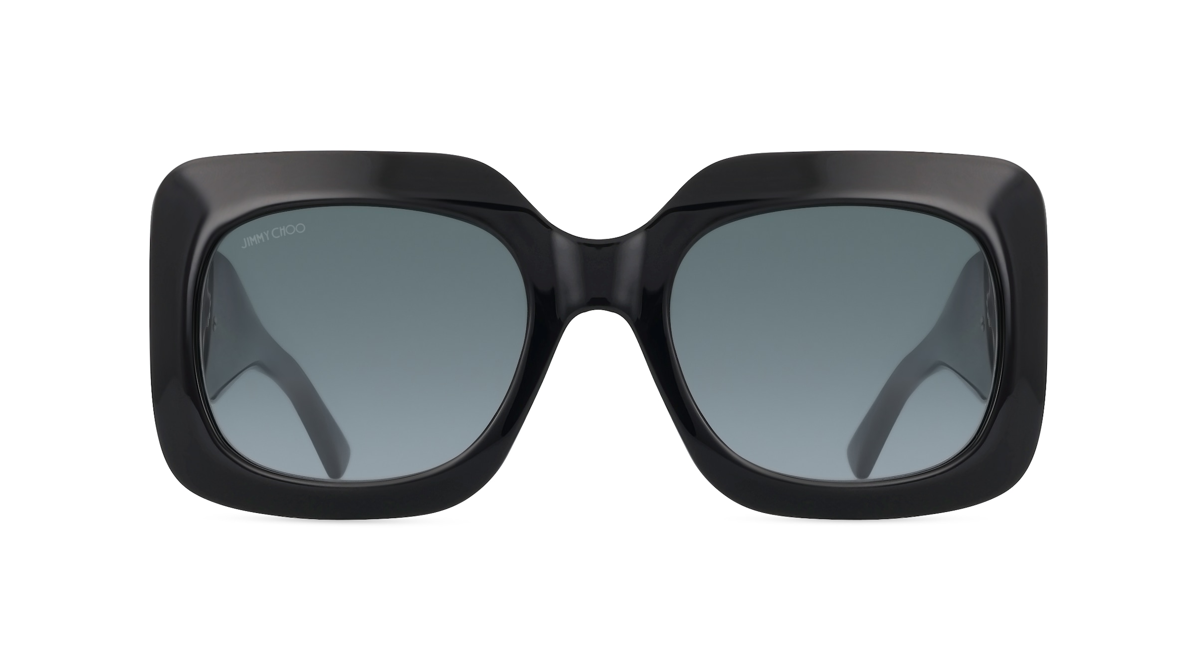 Jimmy Choo GAYA/S Damen-Sonnenbrille Vollrand Eckig Acetat-Gestell, schwarz