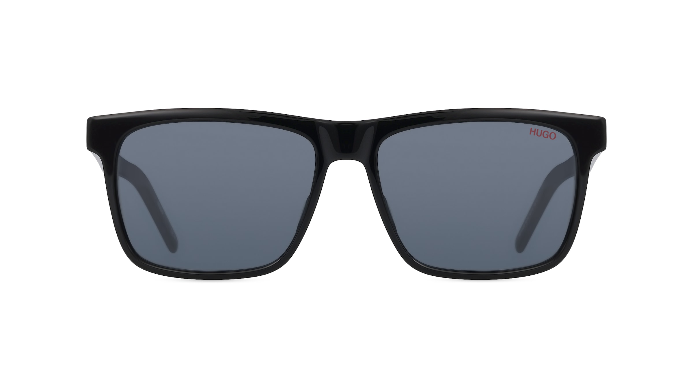 Hugo HG 1242/S Herren-Sonnenbrille Vollrand Eckig Acetat-Gestell, schwarz