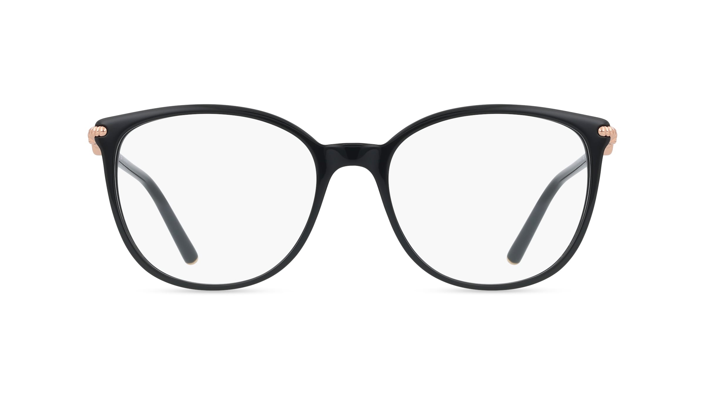 Escada VESF32 Damen-Brille inkl. Gläser Vollrand Cat Eye Kunststoff-Gestell 54/17/140, Schwarz