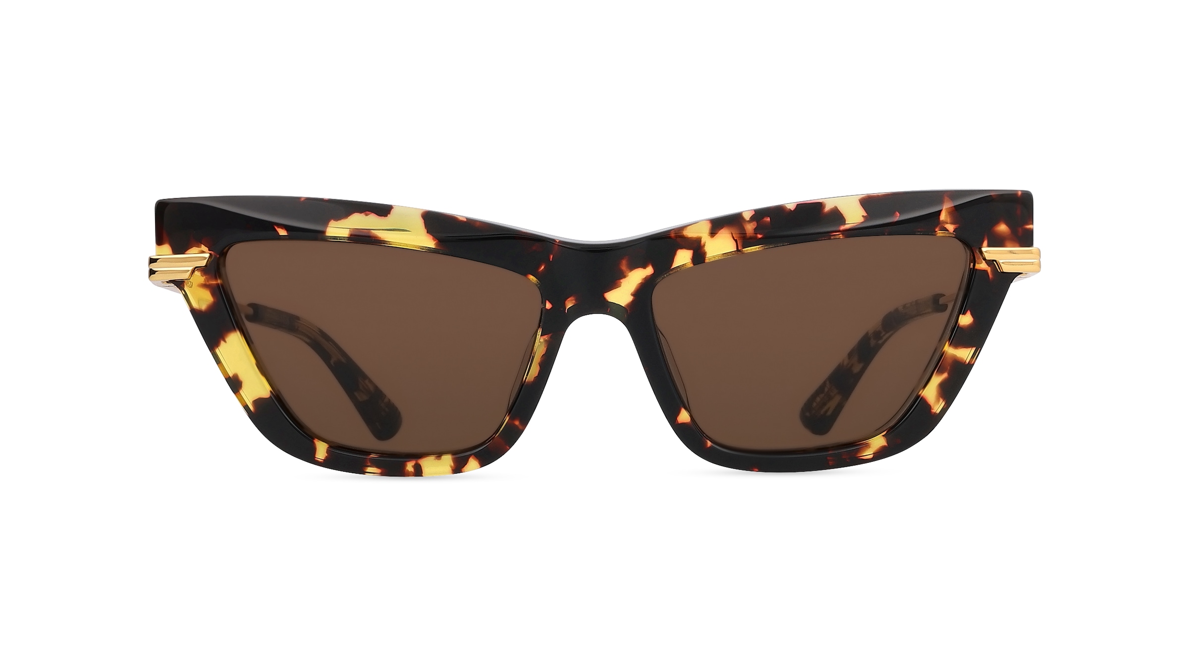 Bottega Veneta BV1241S Damen-Sonnenbrille Vollrand Butterfly Recycelt-Gestell, braun