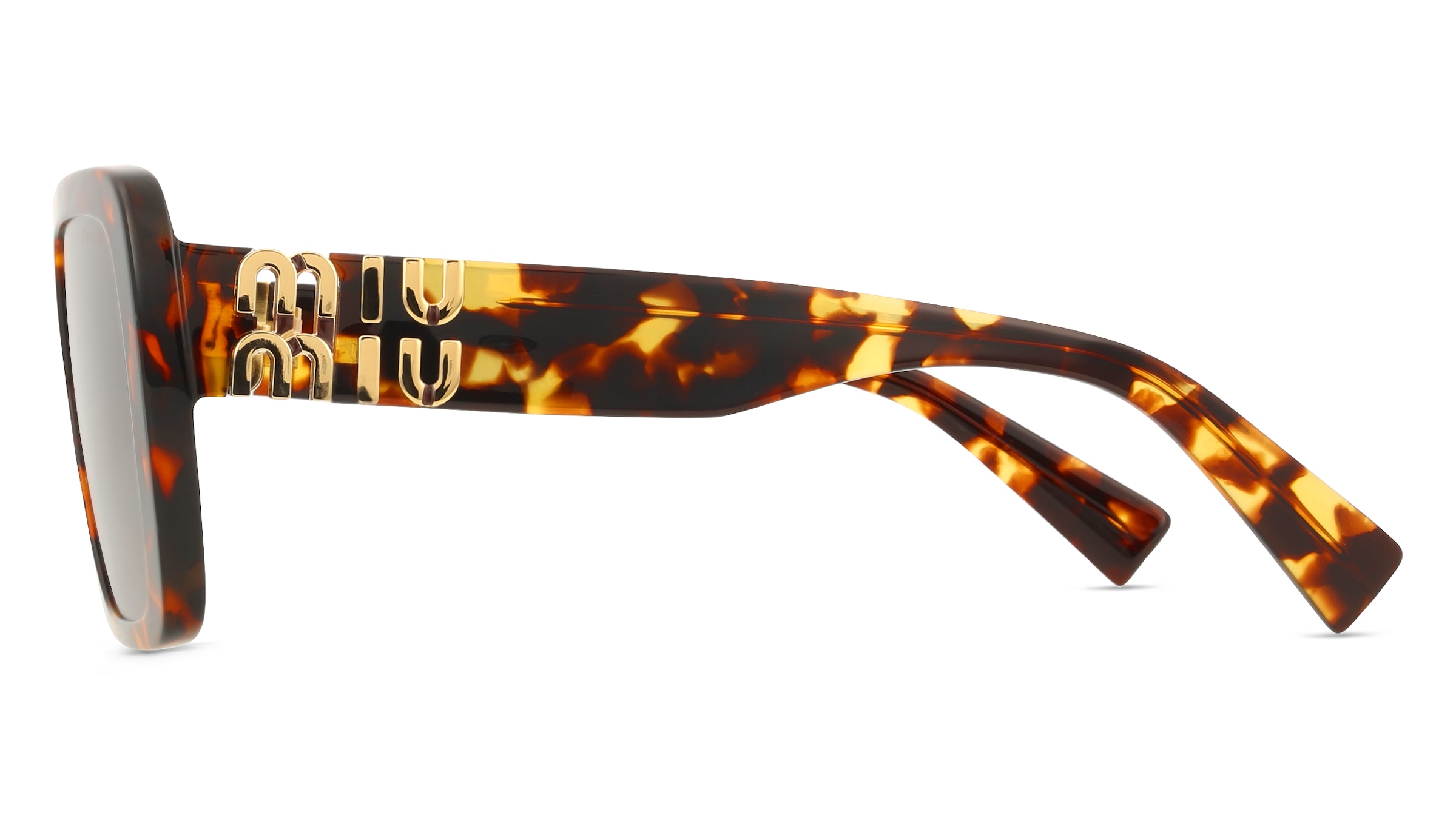 Thumbnail - Miu Miu MU10YS Damen-Sonnenbrille Vollrand Geometrisch Acetat-Gestell, gelb