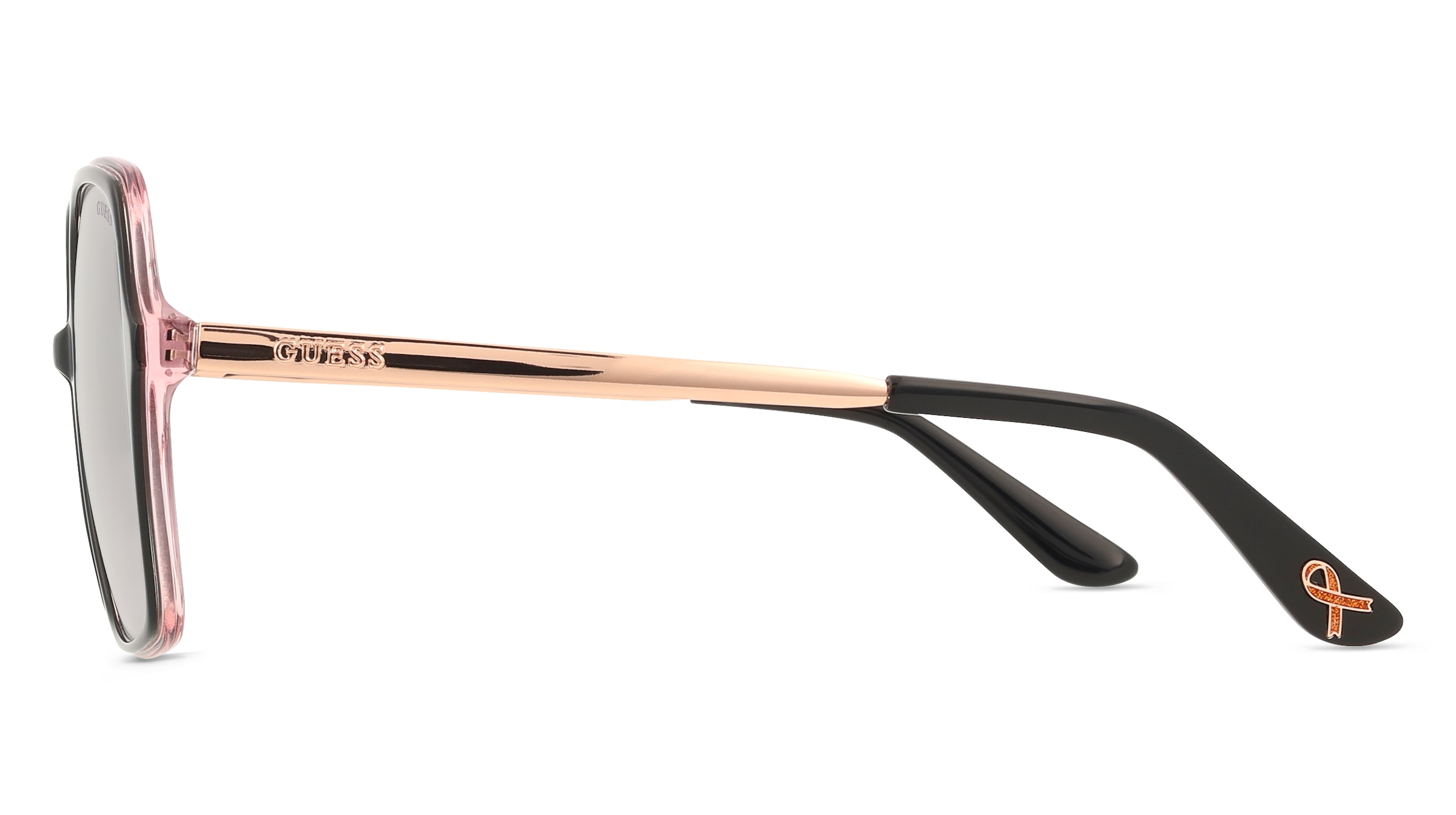 Thumbnail - Guess GU00270 Damen-Sonnenbrille Vollrand Quadratisch Acetat-Gestell, schwarz