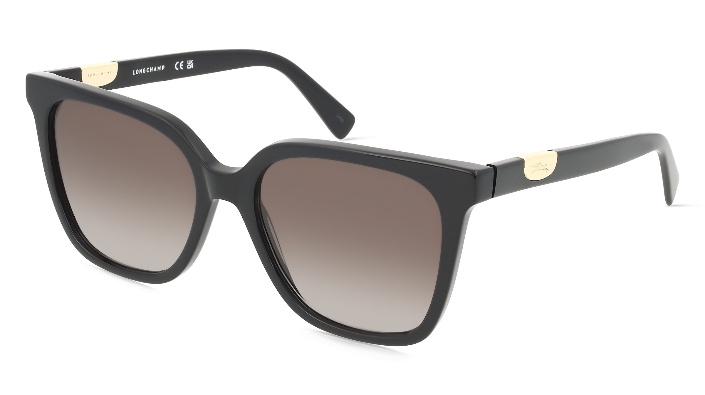 Longchamp LO772S Unisex-Sonnenbrille Vollrand Butterfly Acetat-Gestell, Schwarz