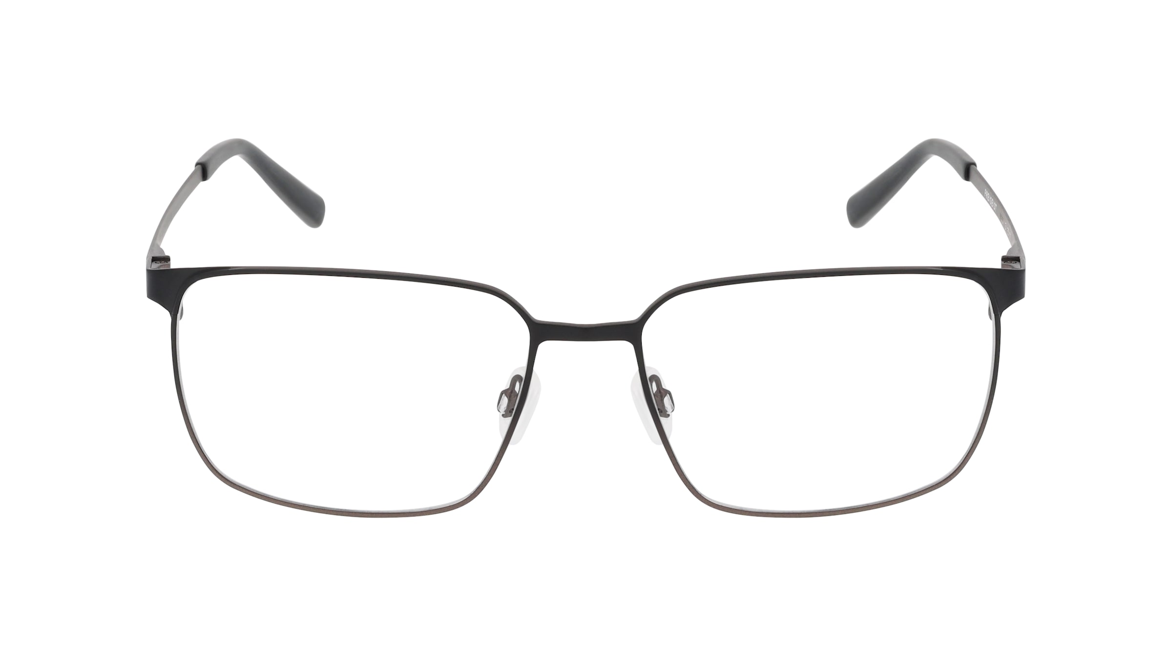 FREIGEIST 862067 Herren-Brille inkl. Gläser Vollrand Quadratisch Metall-Gestell 60/19/155, Schwarz
