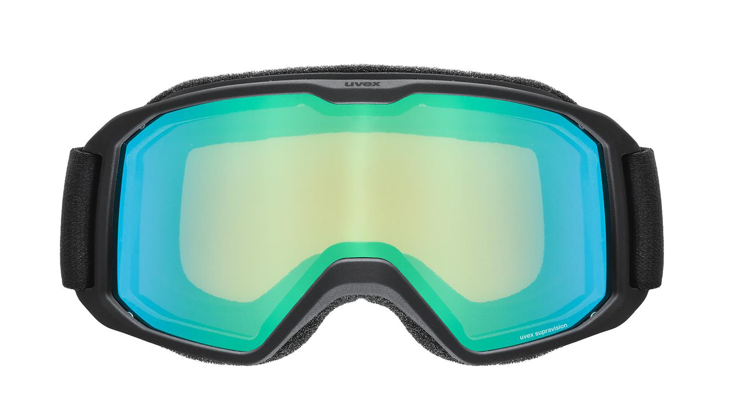 Uvex ELEMNT FM Unisex-Skibrille Vollrand Monoscheibe Kunststoff-Gestell, schwarz