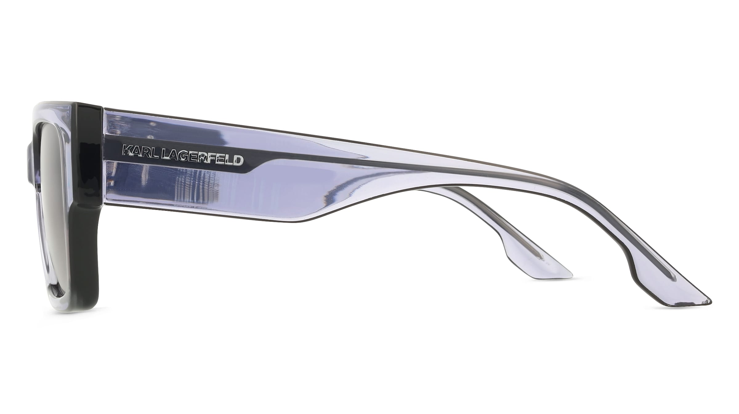 Thumbnail - Karl Lagerfeld KL6142S Unisex-Sonnenbrille Vollrand Quadratisch TR90-Gestell, grau
