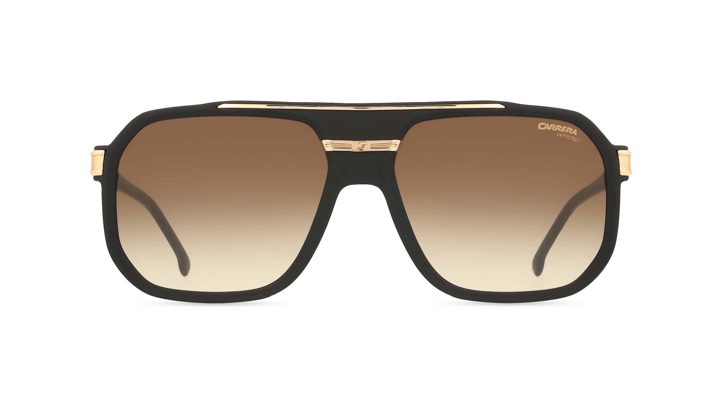 Carrera 1077/S Herren-Sonnenbrille Vollrand Rechteckig Kunststoff-Gestell, Schwarz