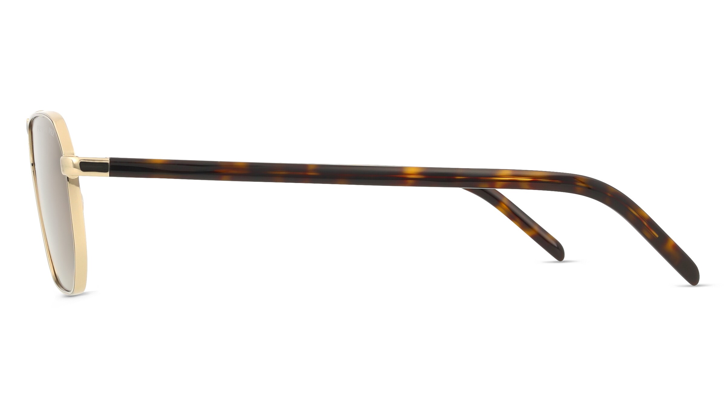 Thumbnail - Prada PR58YS Herren-Sonnenbrille Halbrand Eckig Metall-Gestell, gold