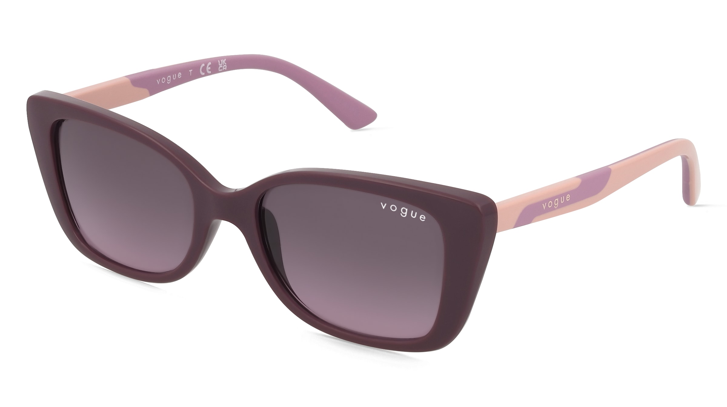 Vogue 0VJ2022 Damen-Sonnenbrille Vollrand Butterfly Kunststoff-Gestell, Lila
