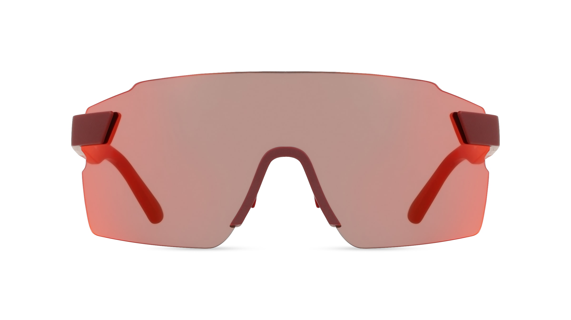 Scuderia Ferrari 0FZ6024U Herren-Sonnenbrille Randlos Eckig Kunststoff-Gestell, rot