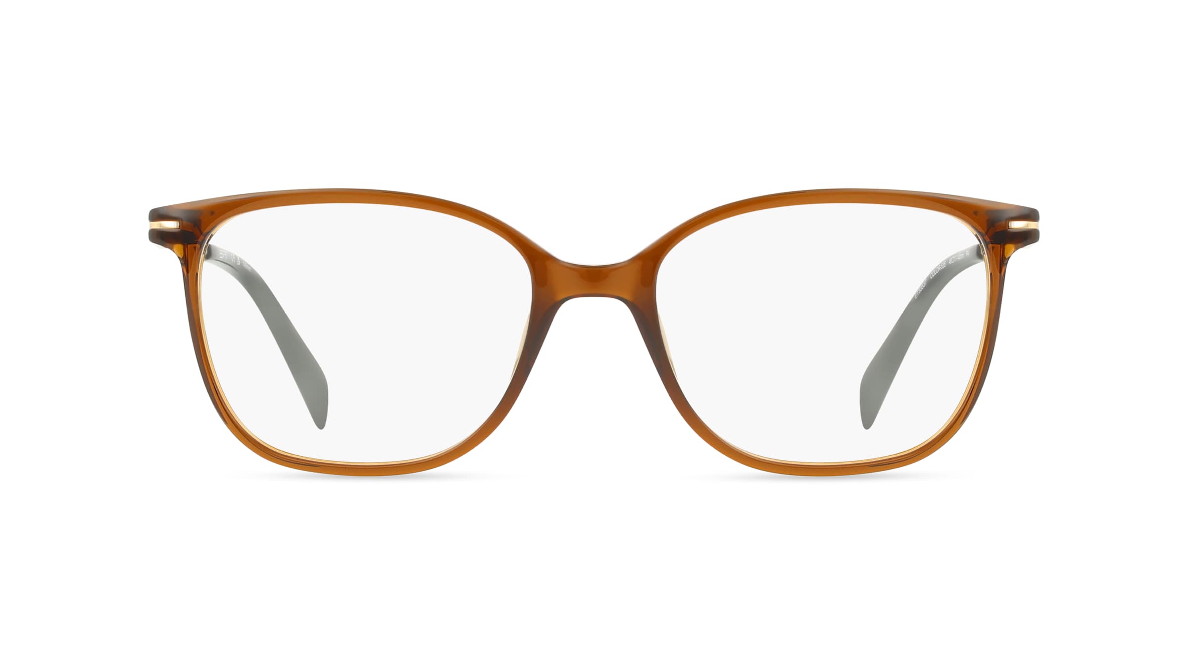 Esprit 33537 Damen-Brille inkl. Gläser Vollrand Quadratisch TR90-Gestell 49/17/140, braun