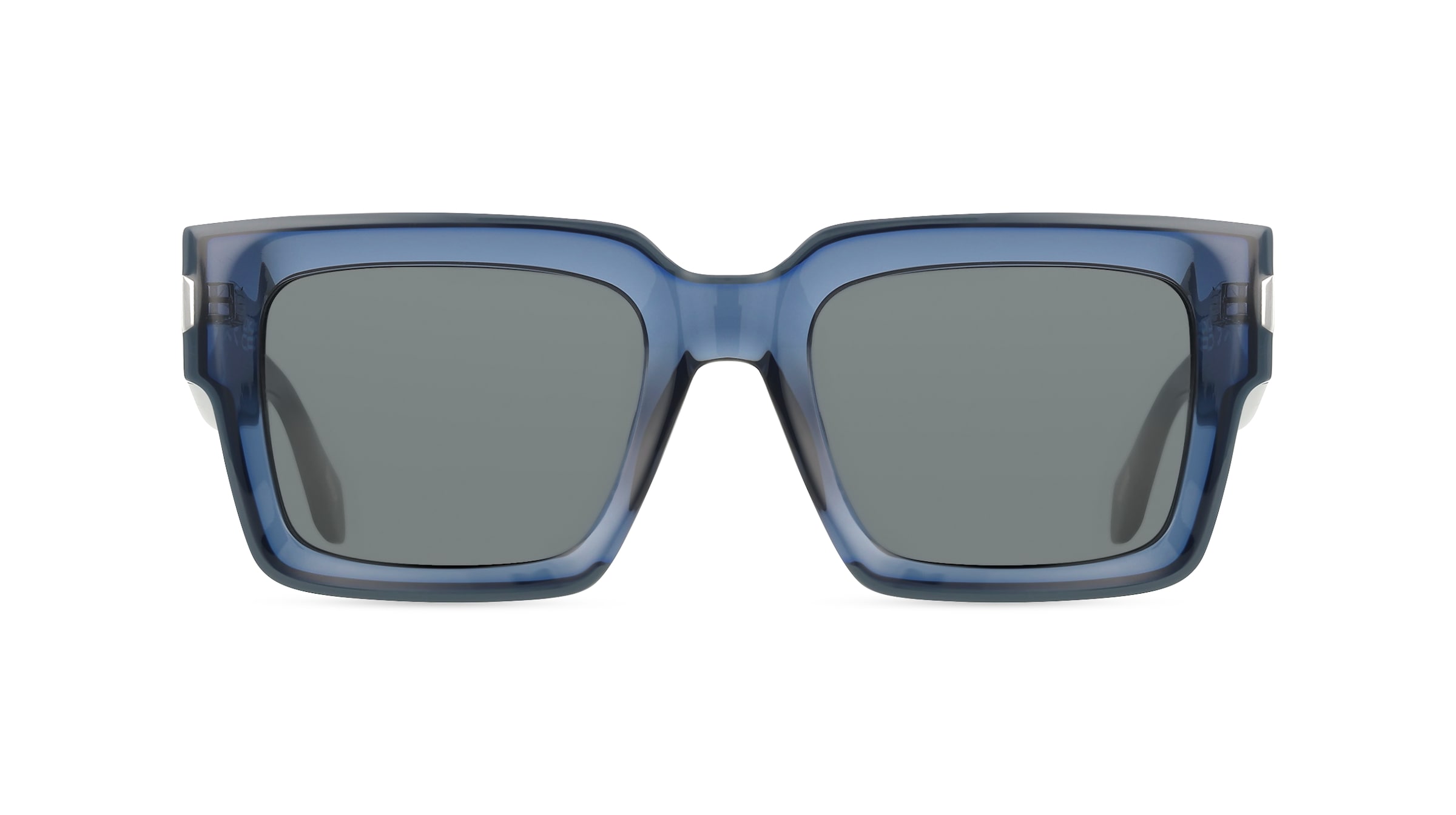 Just Cavalli SJC108V Damen-Sonnenbrille Vollrand Eckig Acetat-Gestell, blau